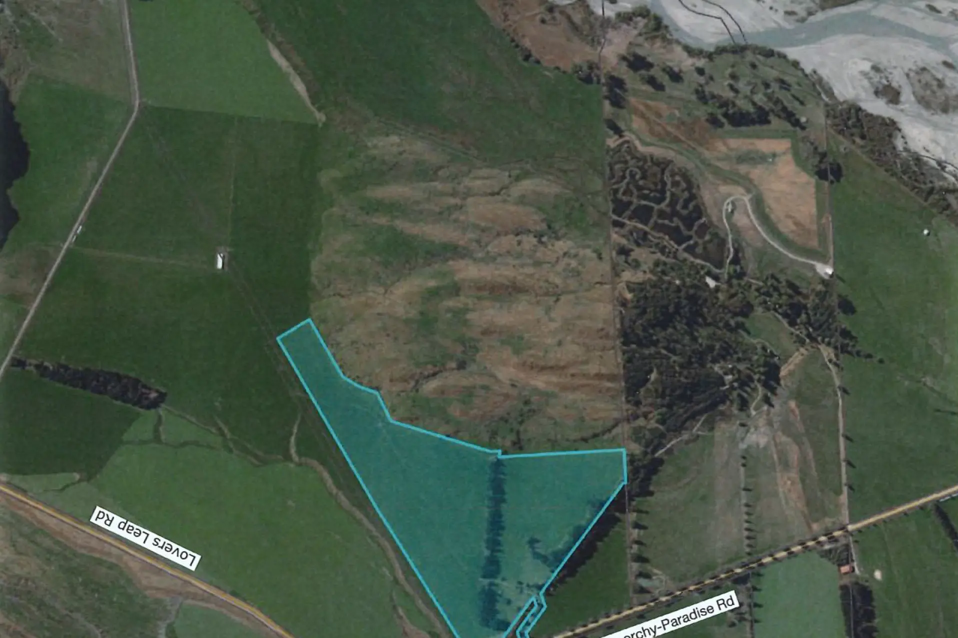 Big plans: The 85.5ha site near Glenorchy where the luxury Roki Collection Paradise lodge is planned. Photo: Supplied