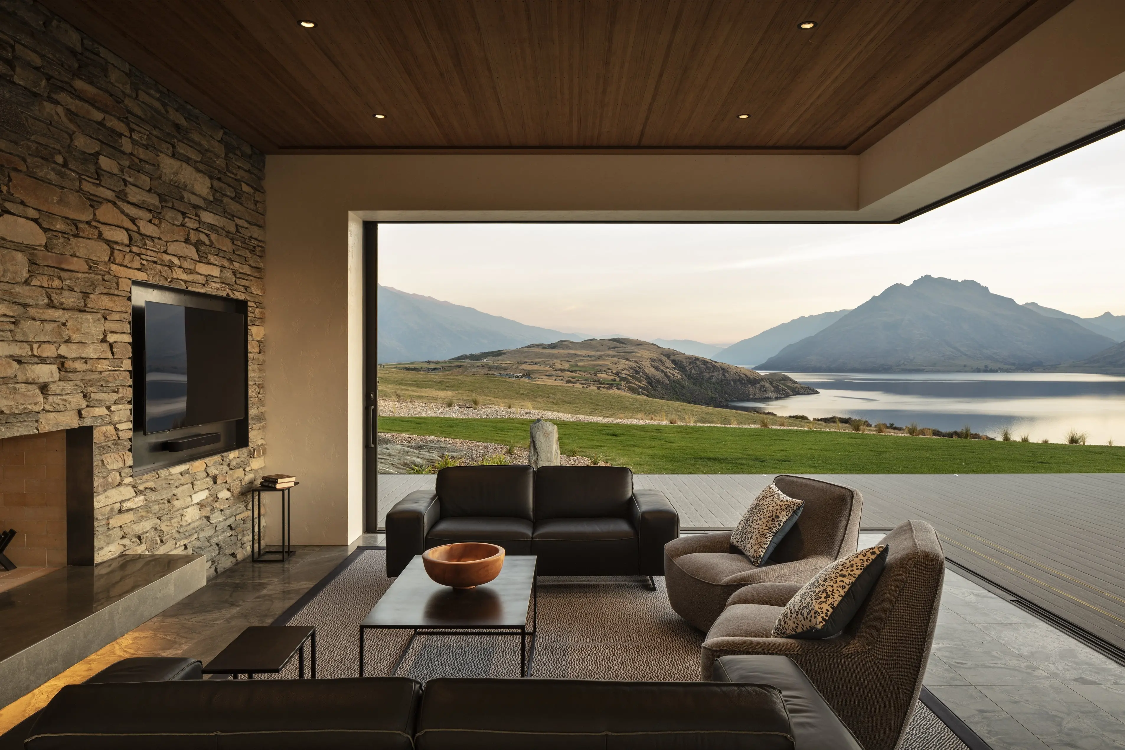 Lake view housing near Queenstown; sought after and worth waiting for. PHOTO: SIMON DEVITT