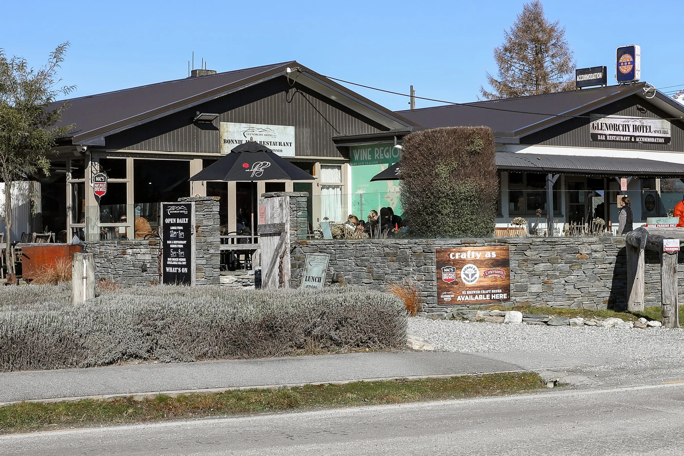 The landmark Glenorchy Hotel is for sale as a freehold going concern. Photo: Susan Miller Photography
