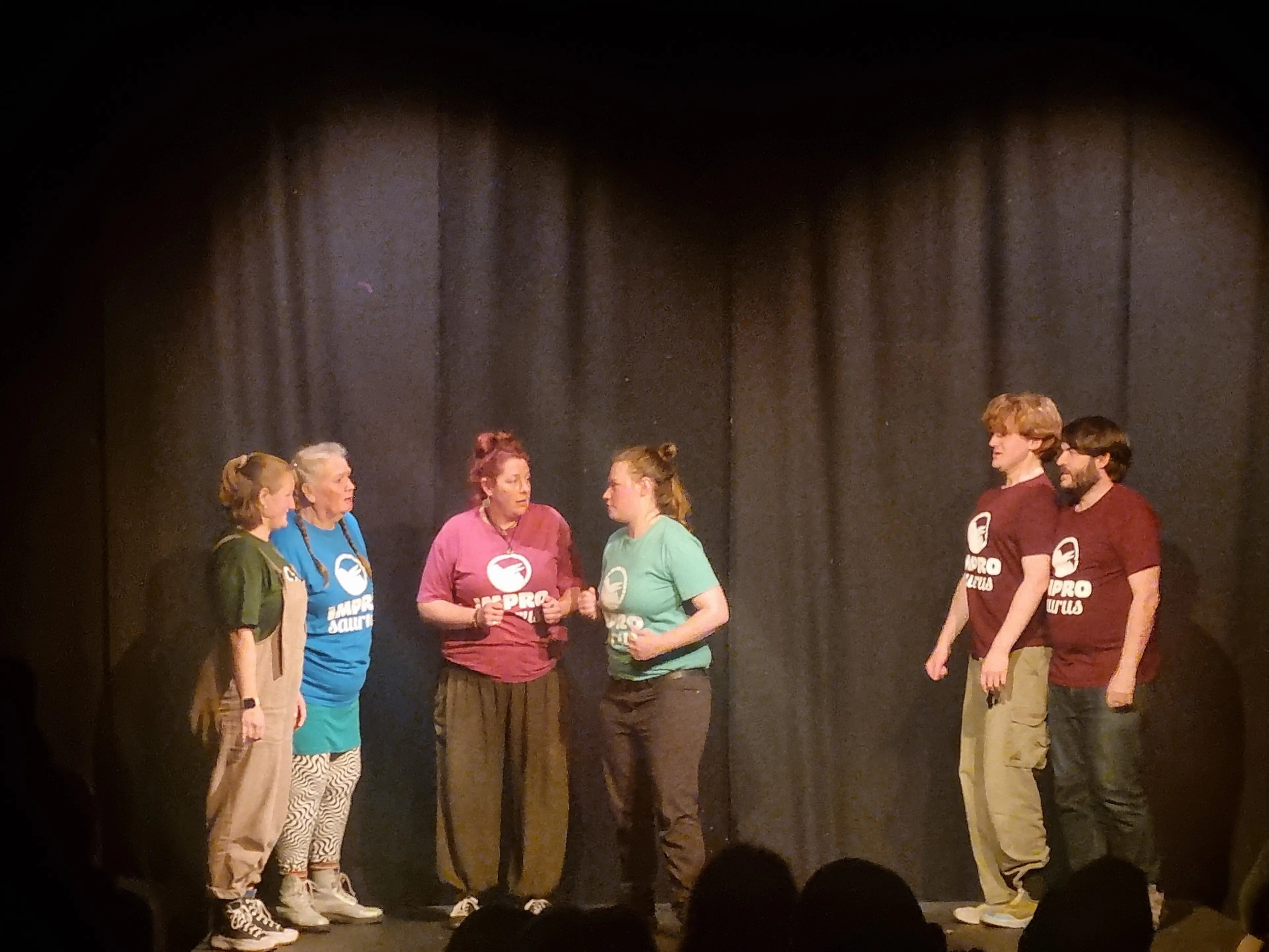 Improsaurus, Dunedins improv troupe in action