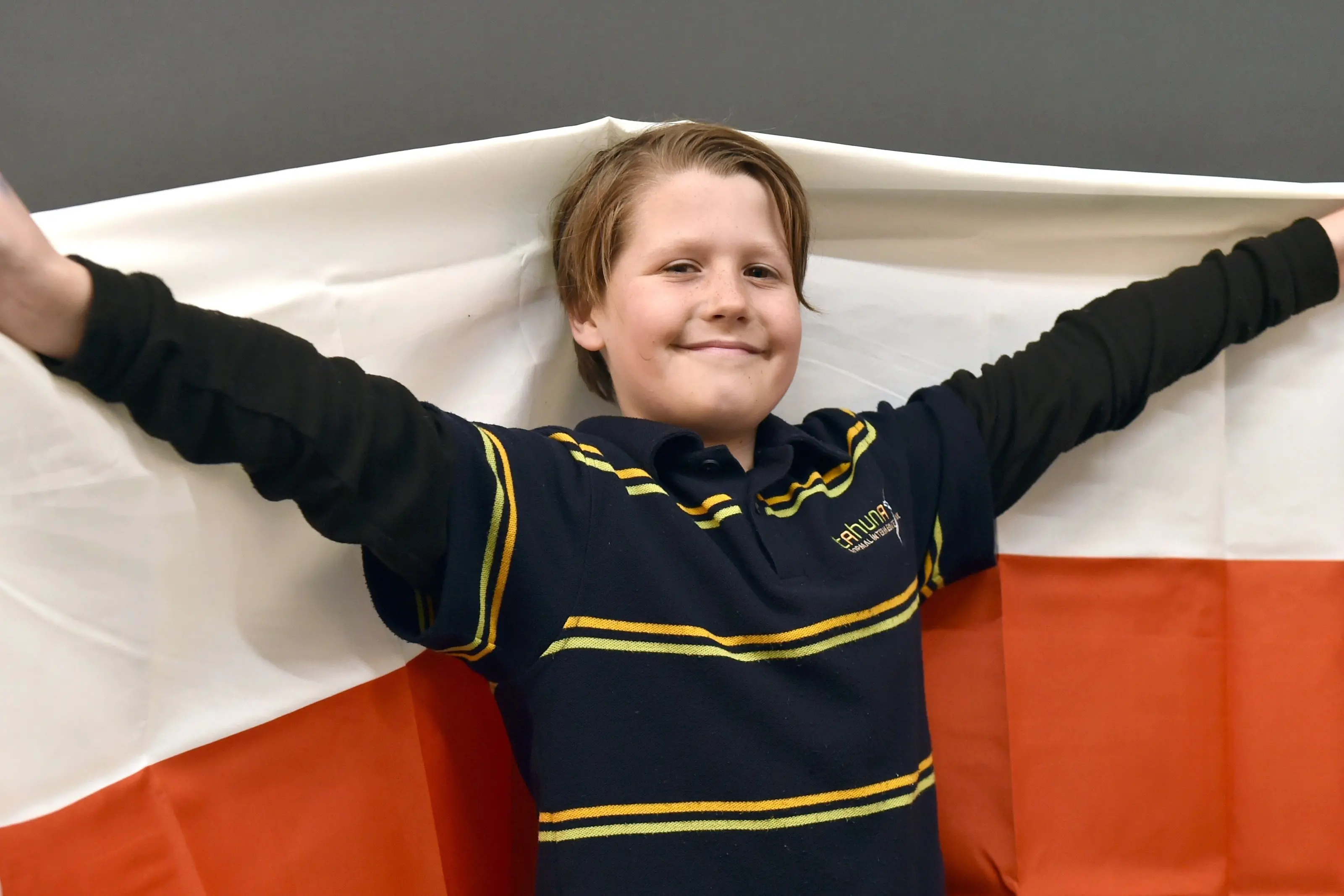 Tahuna Normal Intermediate School pupil Niko Dzikiewicz, 11, will head to Poland as part of a language school project in October. Photo: Gregor Richardson