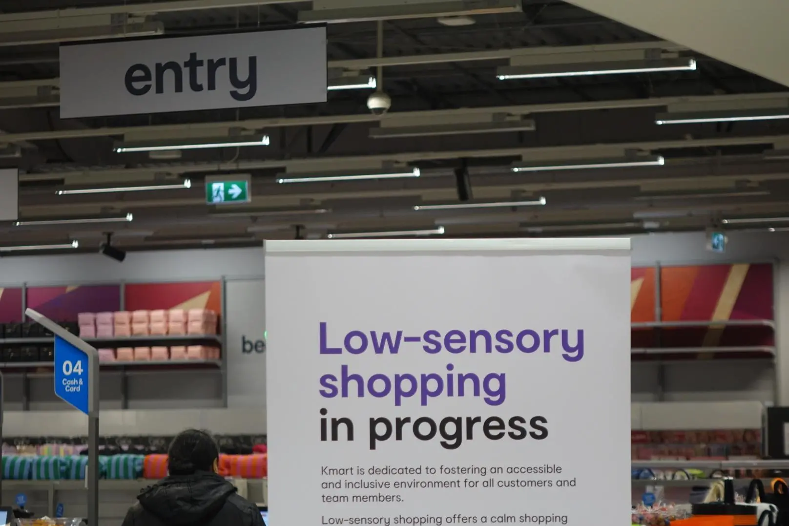 The Kmart Dunedin store after low-sensory hours started.