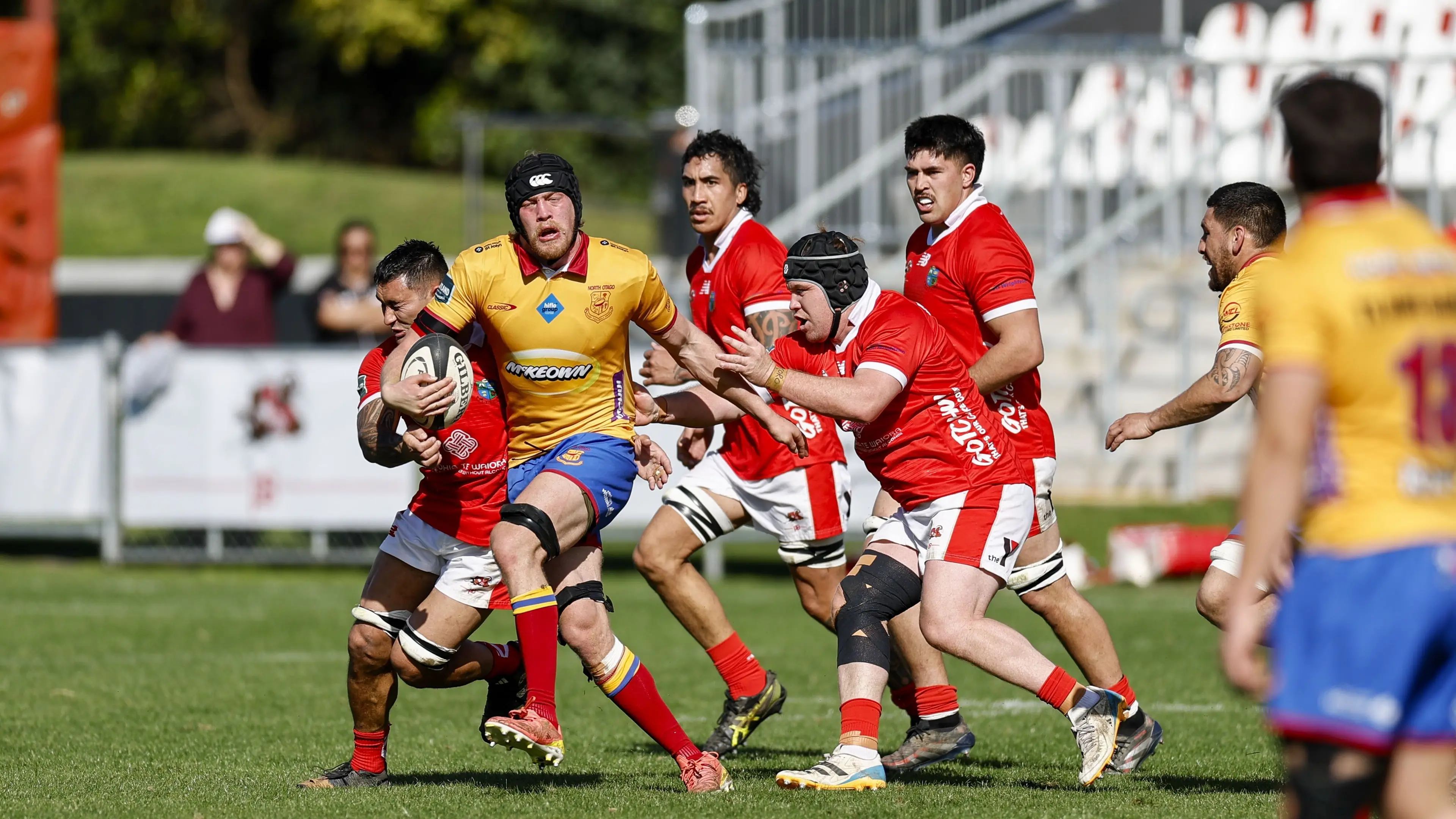 Agar helping people on and off the field