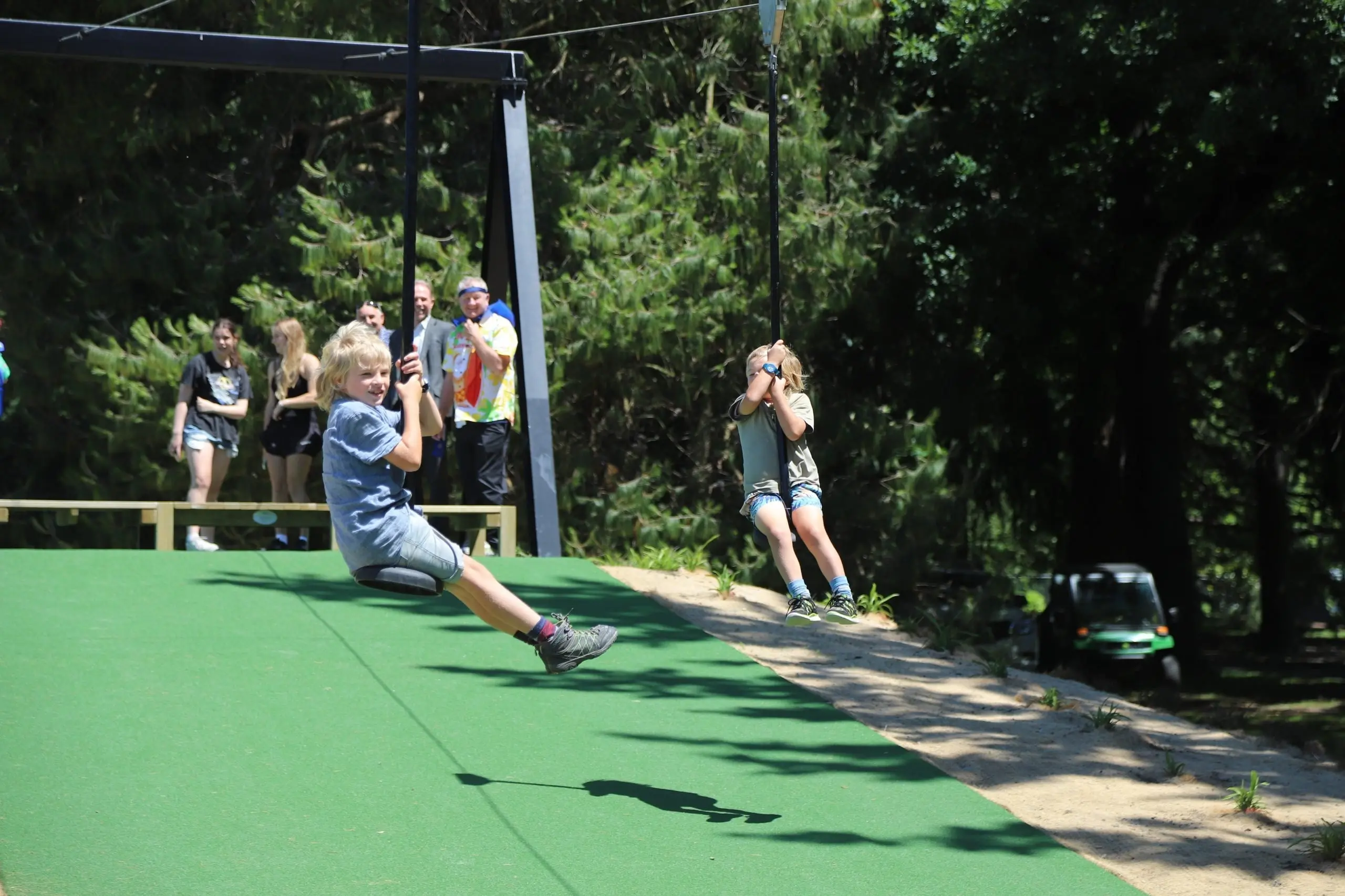 No go . . . A proposal to establish a flying fox in Pegasus has been shelved, but a youth space has been approved for Rakahuri Reserve. Photo: Jonathan Leask / LDR