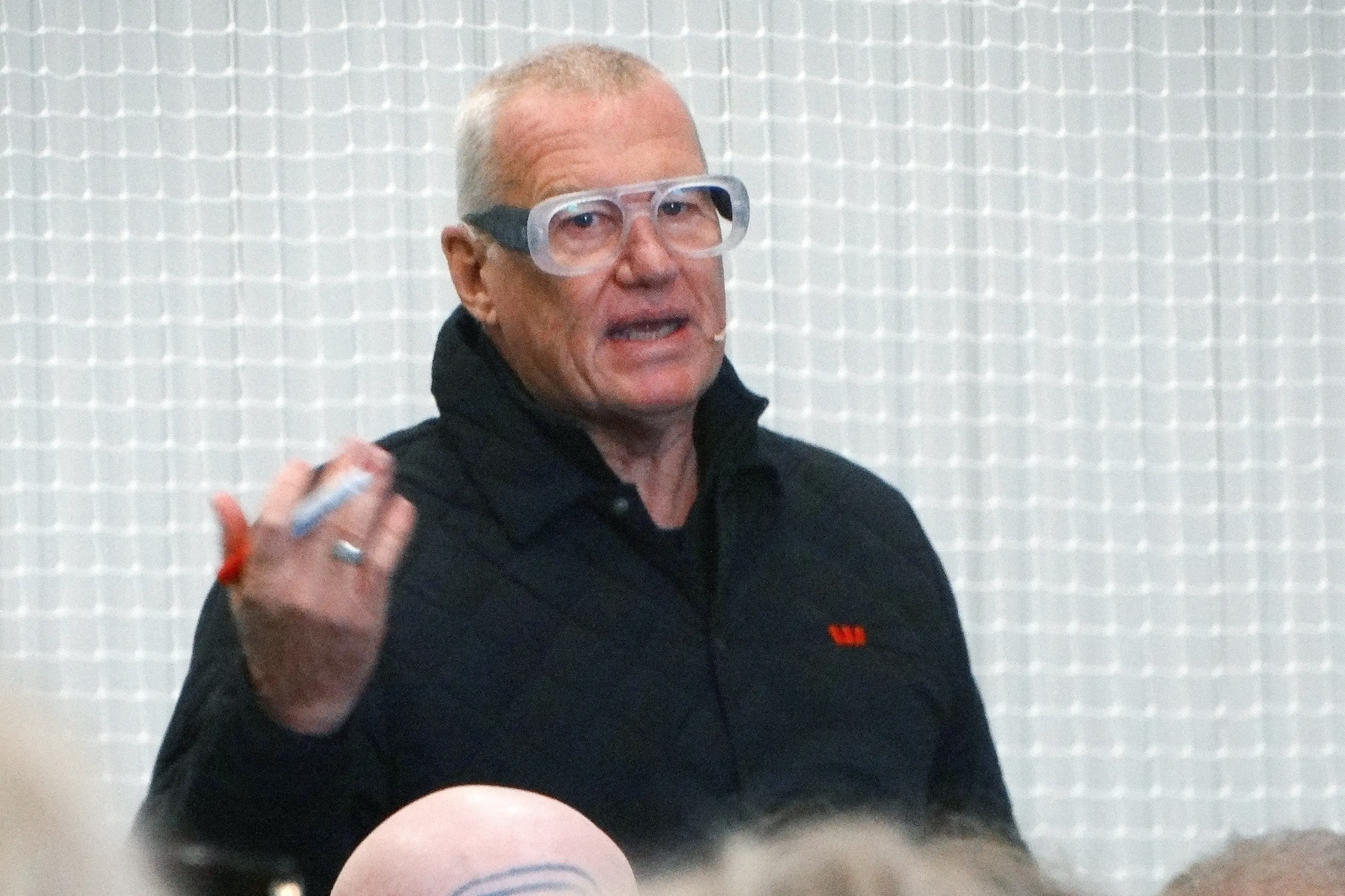Sir John Kirwan spoke about mental health in front of a crowd of more than 150 people at the Network Waitaki Event Centre last week. Photo: Nic Duff