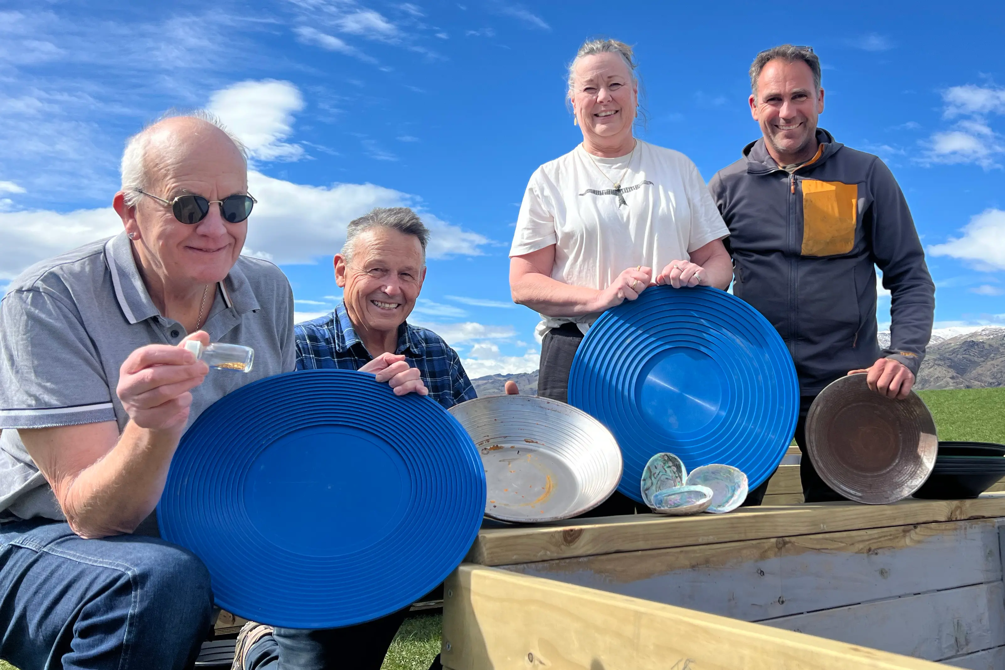 Cromwell event committee members (from left) Paul Chisnal, Amanda Gatward-Ferguson, Terry Davis and David Gatward-Ferguson. Photo: Carys Trotter