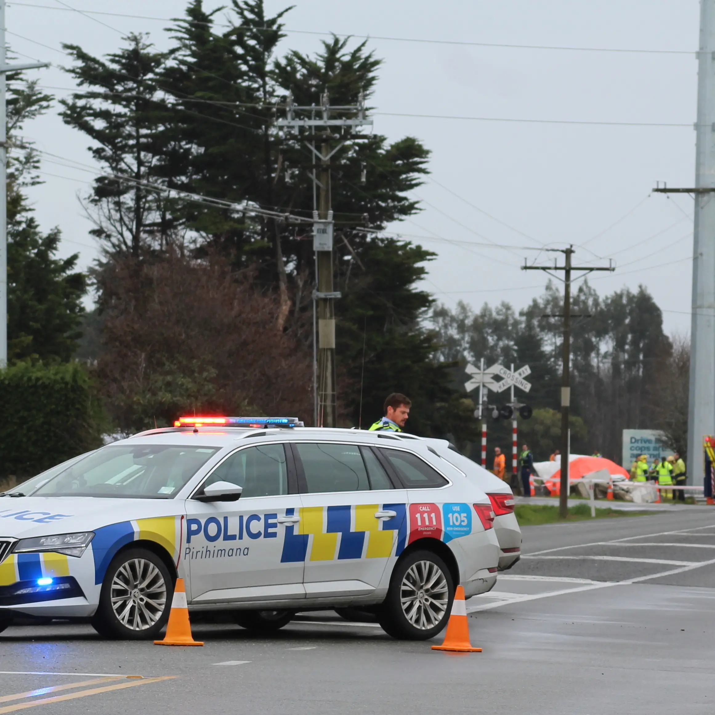 One dead after crash between car and train in Invercargill