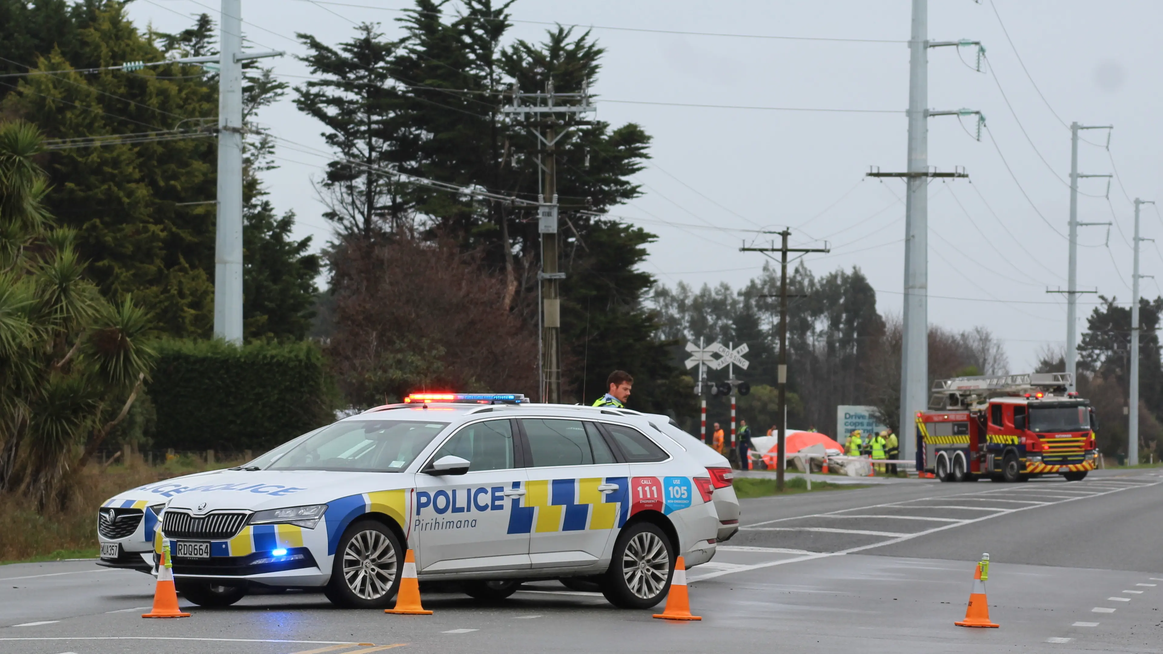 One dead after crash between car and train in Invercargill