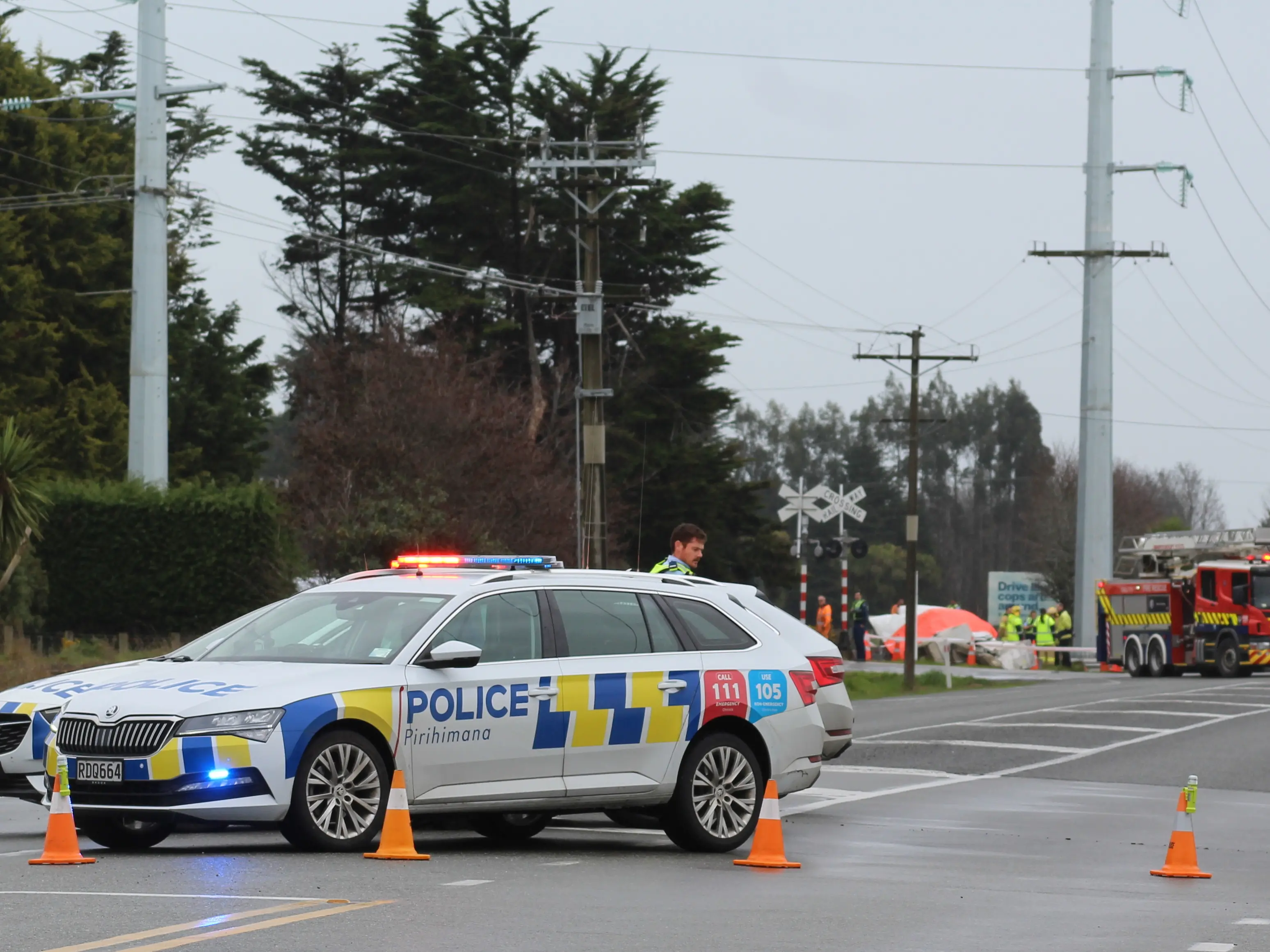 One dead after crash between car and train in Invercargill