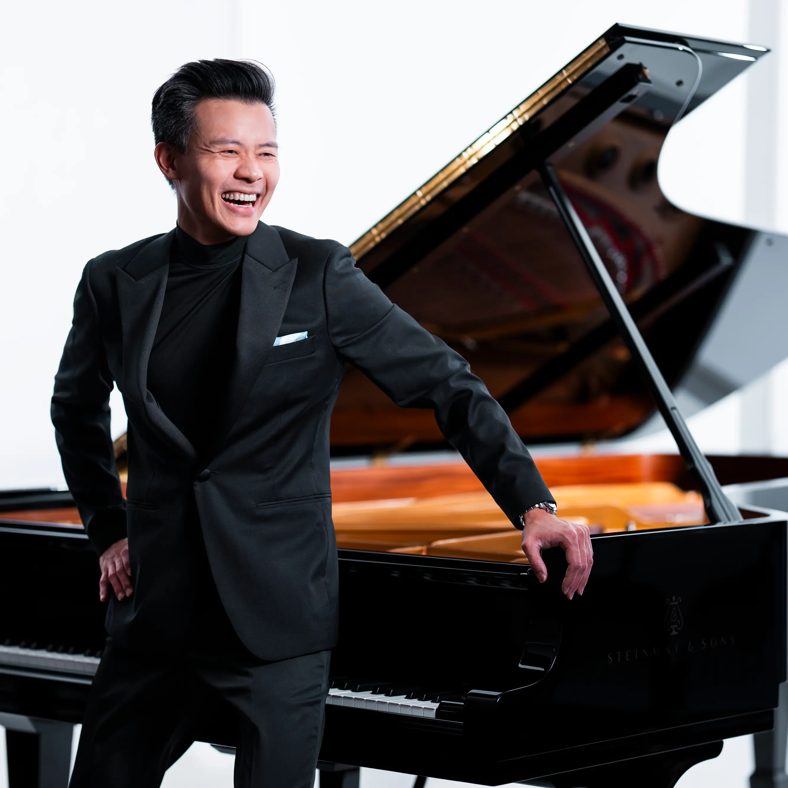 Ski boots packed, pianist David Fung is ready to perform in the south