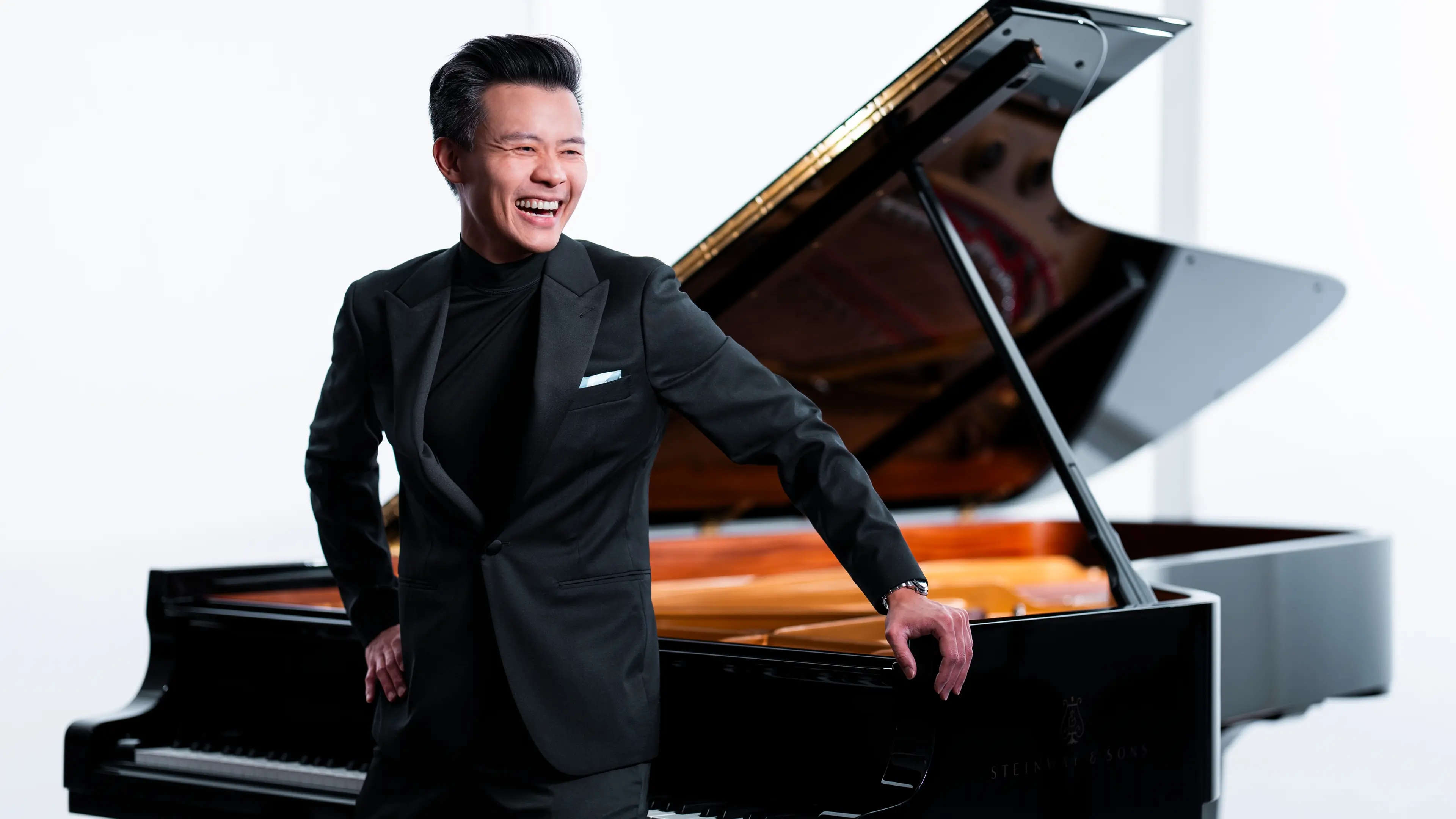 Ski boots packed, pianist David Fung is ready to perform in the south