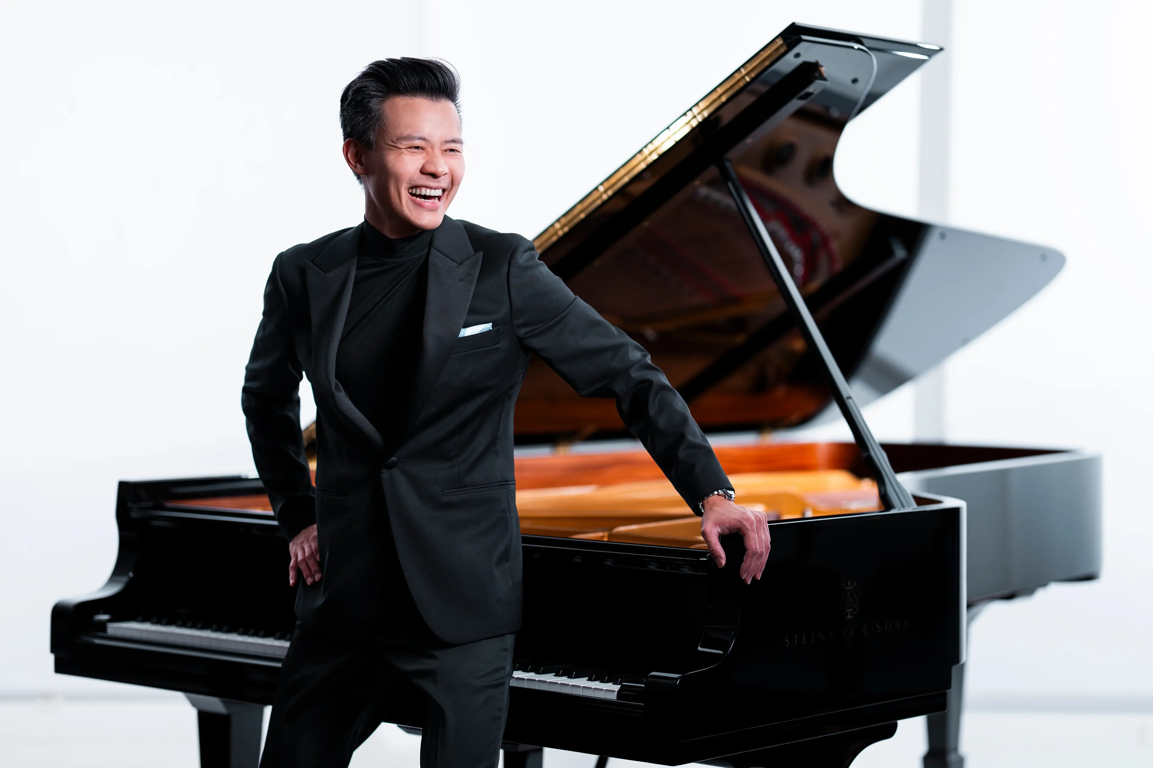 David Fung fell in love with the piano aged 12. Photo: Chris Lee