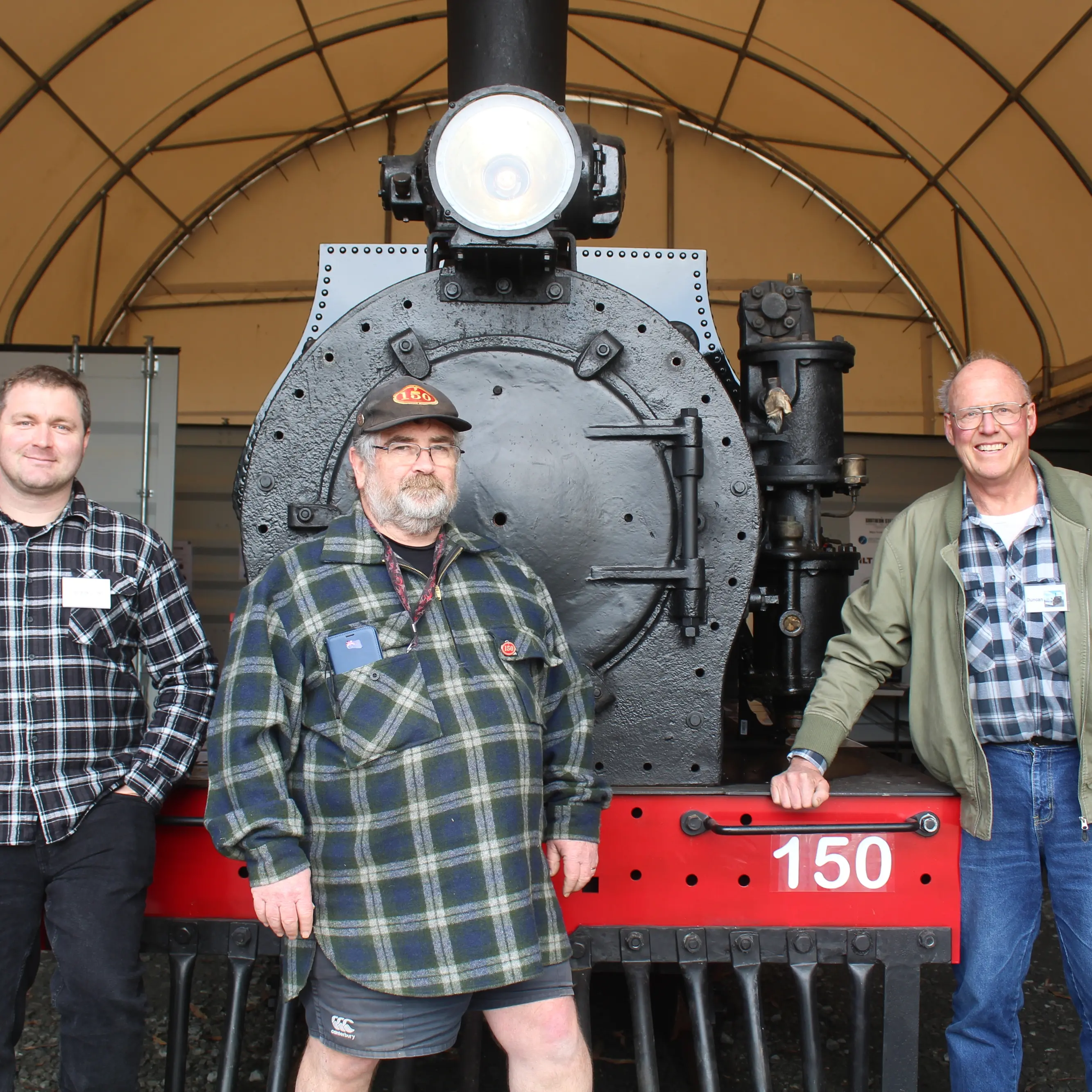Old locomotive almost ready to chug again