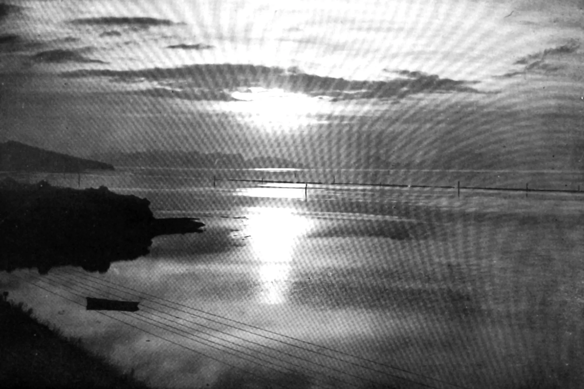 Sunrise over St Leonards, Otago Harbour. Photo: <i>Otago Witness</i> Christmas annual 1926