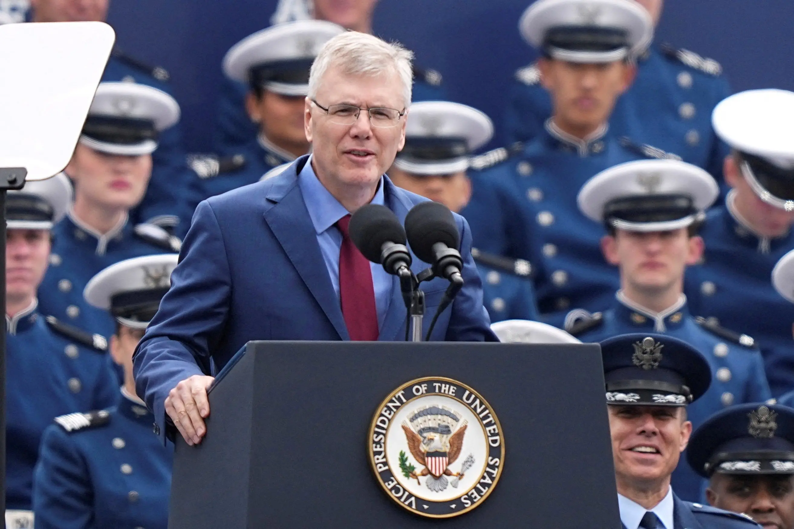 US Space Force chief Troy Meink at his day job, as Secretary of the Air Force. Photo: Reuters