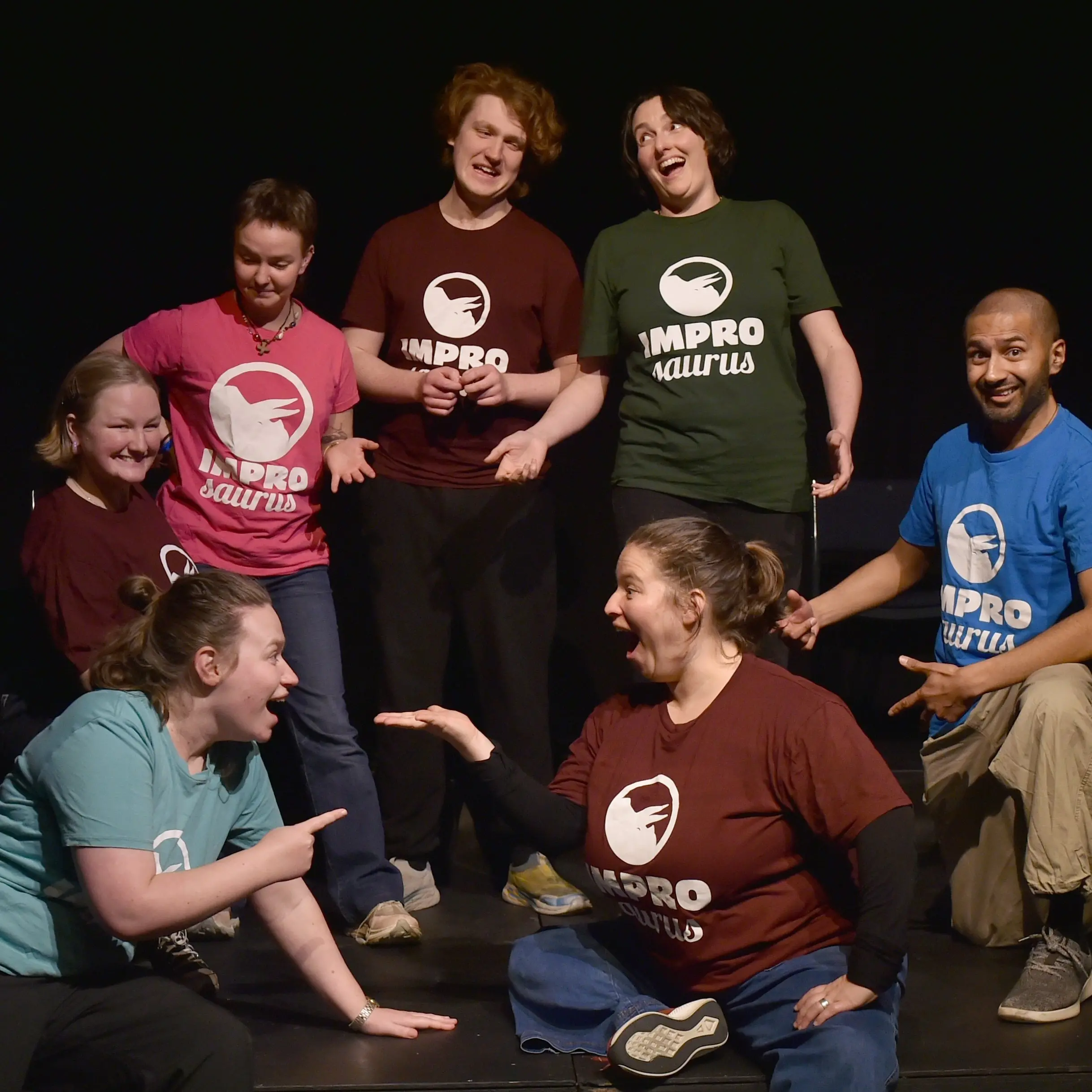 Creating together on the spot with joy and spontaneity