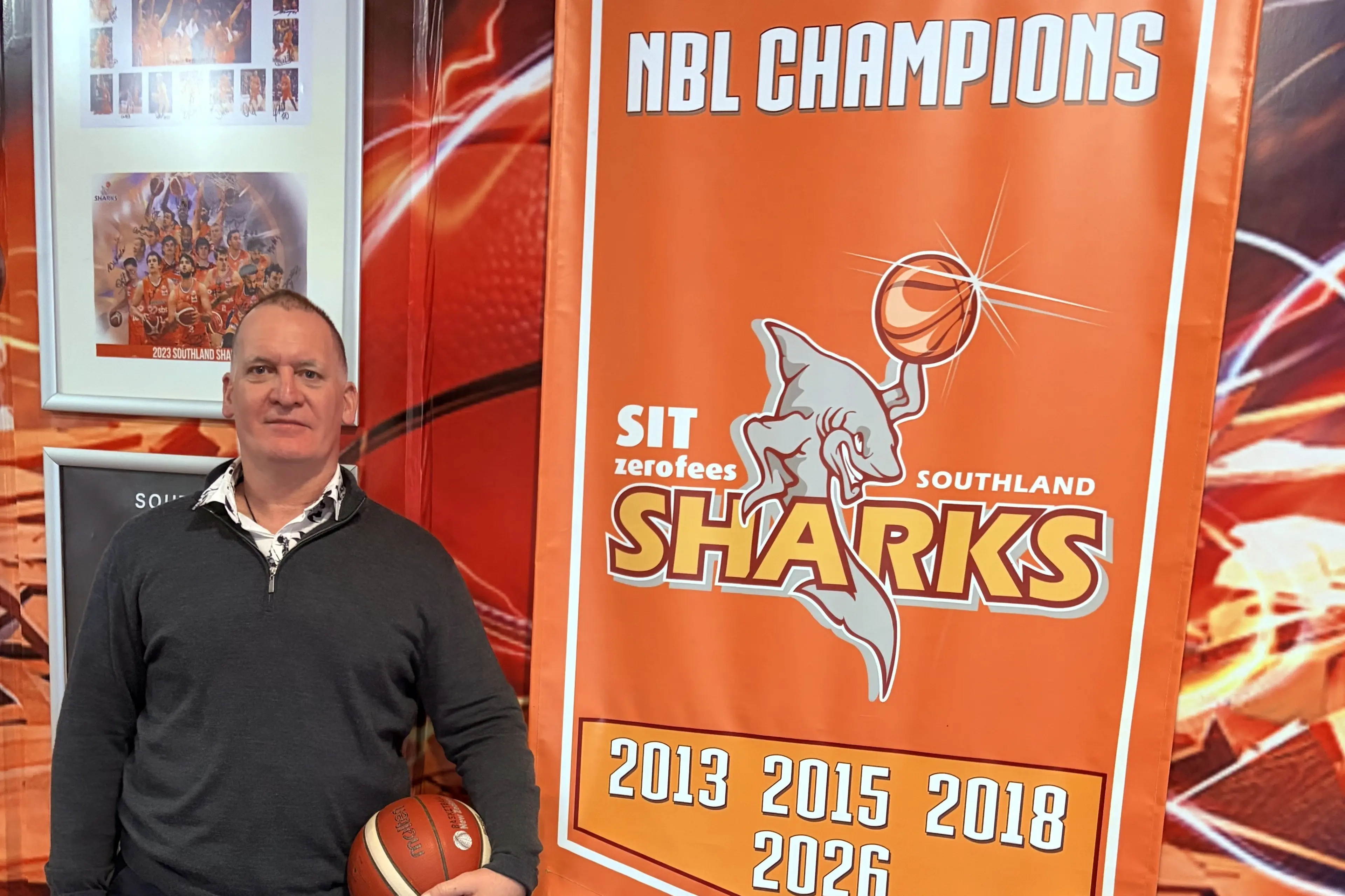 Southland Basketball Association and Southland Sharks general manager Rod Bannister is enjoying his new role. Photo: supplied