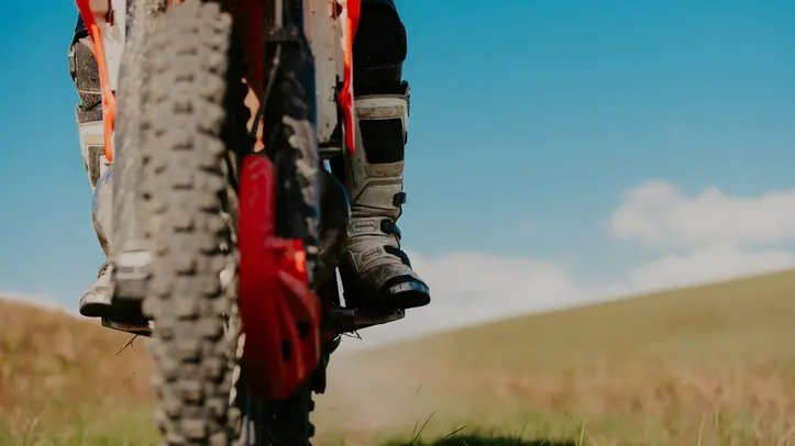 Dirt bike rider injured in midnight crash