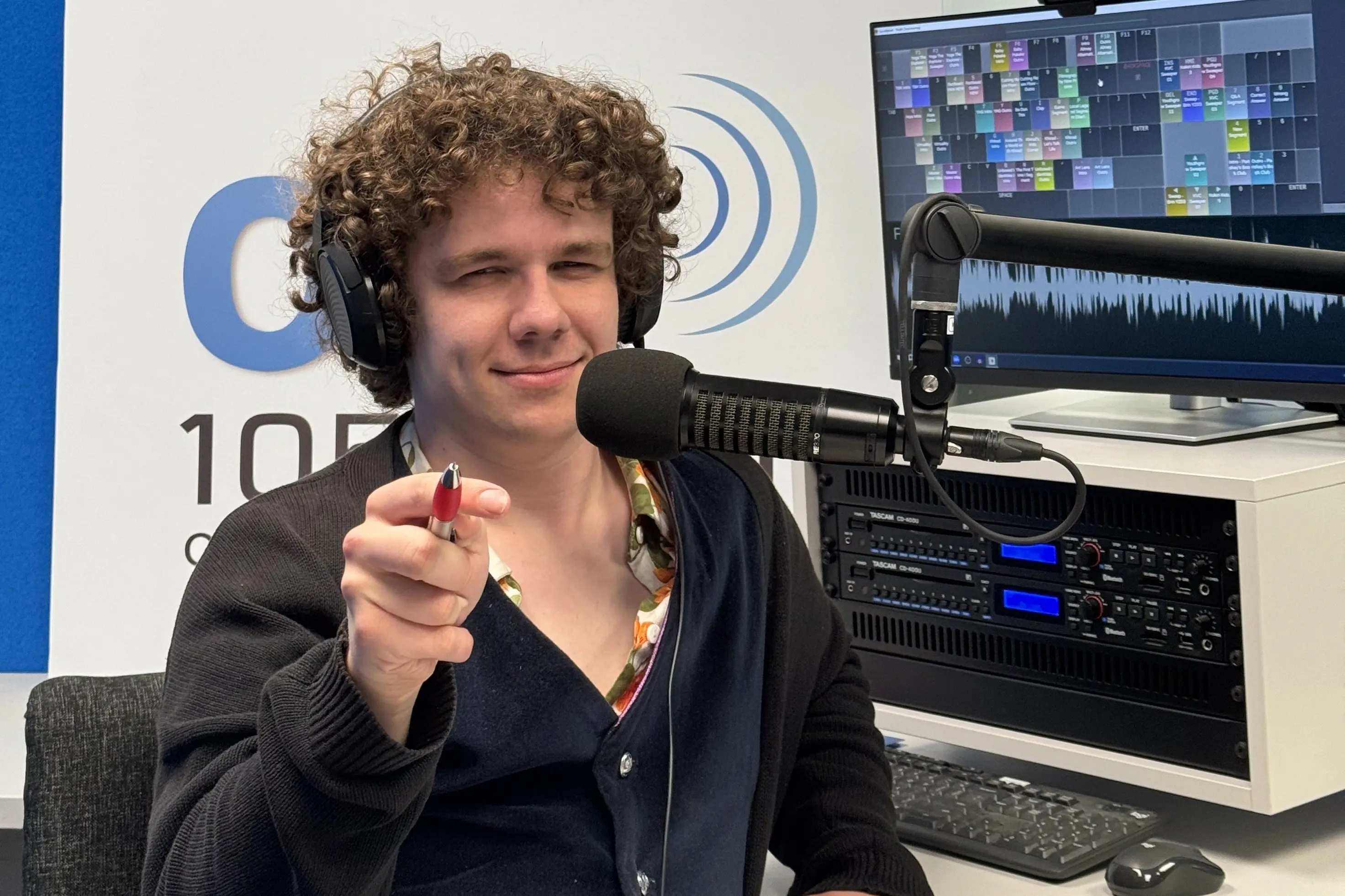 Harry Almey hosts <i>The Almey Alternative</i> on OAR FM. Photo: supplied
