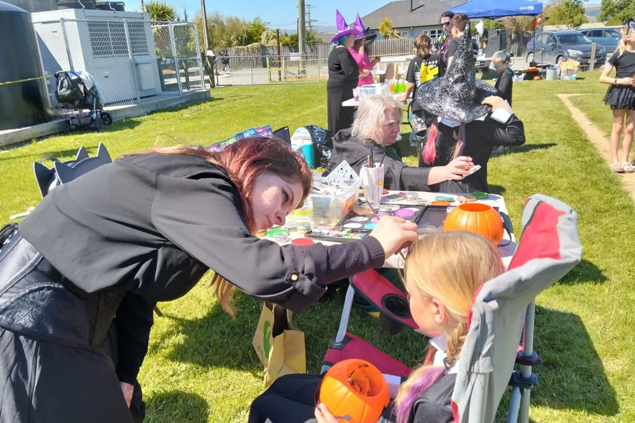 Over the years Fairlie\\'s popular Trunk-or-Treat was made possible by volunteer stall holders, face painters and helpers.  Photo: Supplied