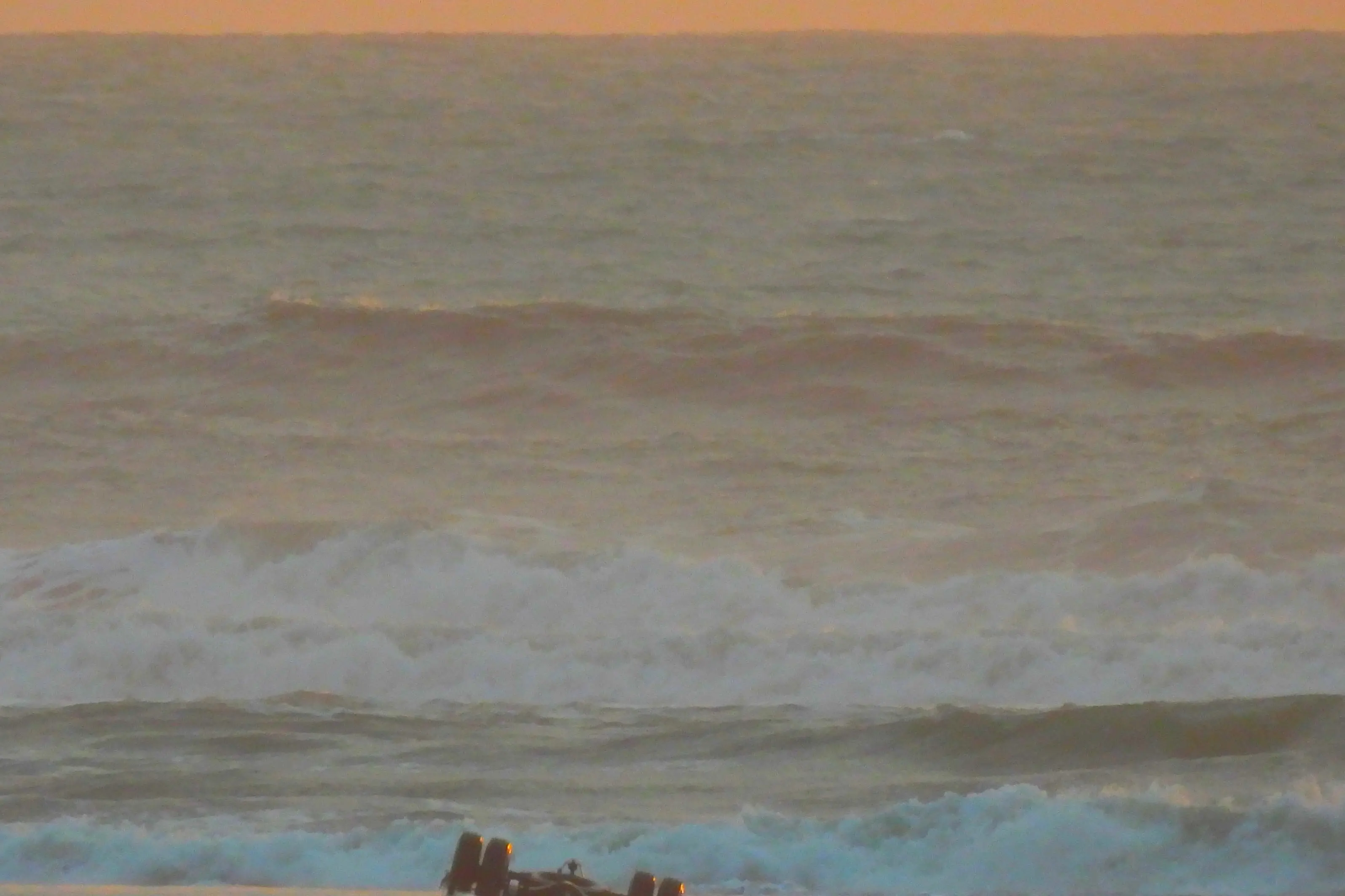 Bus reappears on West Coast beach