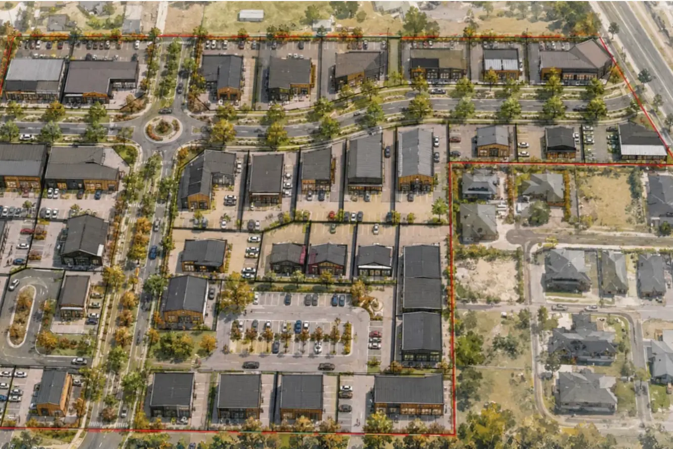 \\u200BA render of what a possible commercial park on Lincoln Rolleston Rd could look\\u00A0like. Photo: Supplied