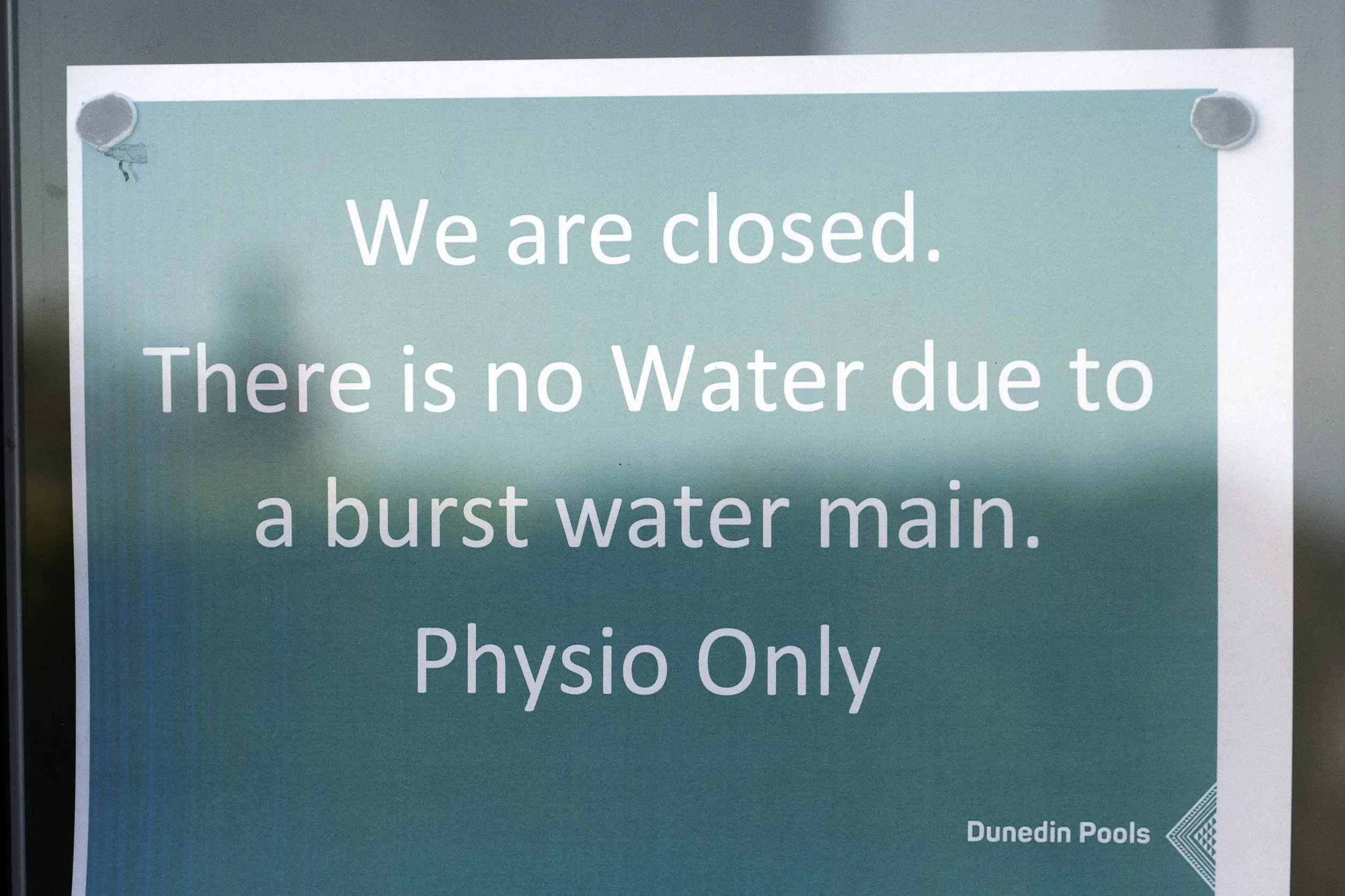 <p>Moana Pool is closed after a burst water main. Photo: Gerard O'Brien</p>\\n
