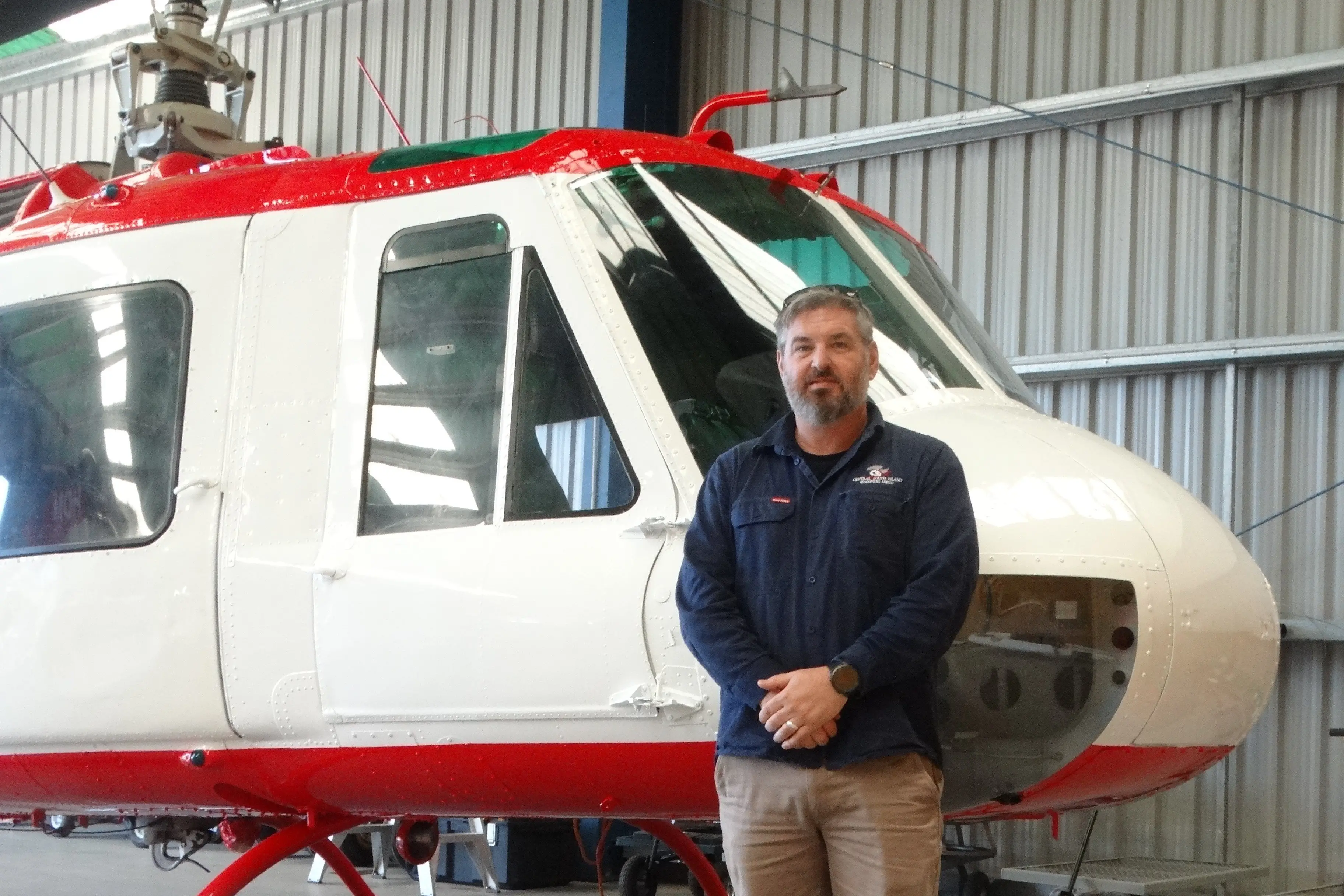 Hampden-based helicopter pilot Matt Brown returned to Indonesia earlier this week to help fight wildfires for the third time this year. Photo: Nic Duff