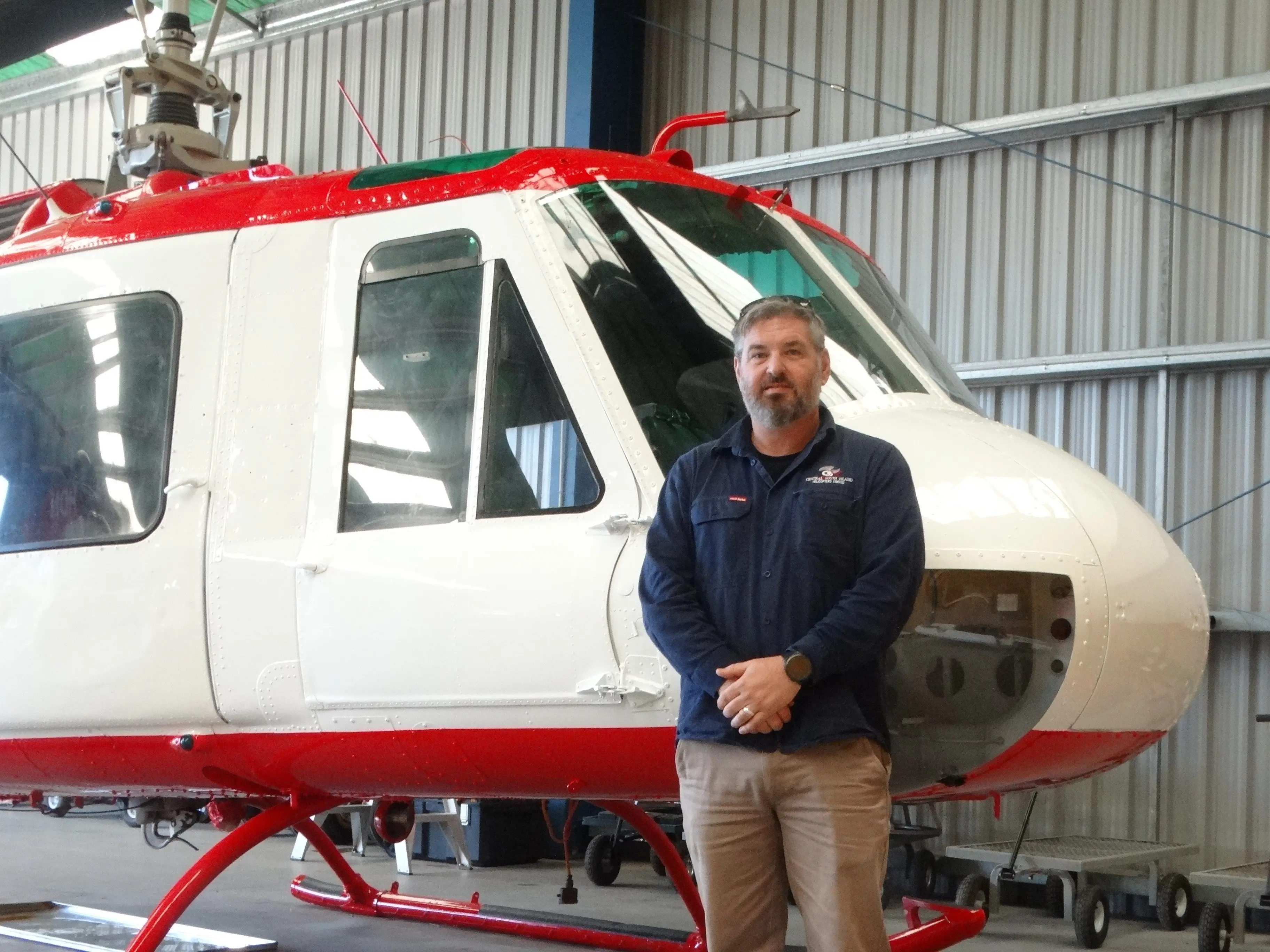Helicopter pilot spreads his fire-fighting wings to Indonesia