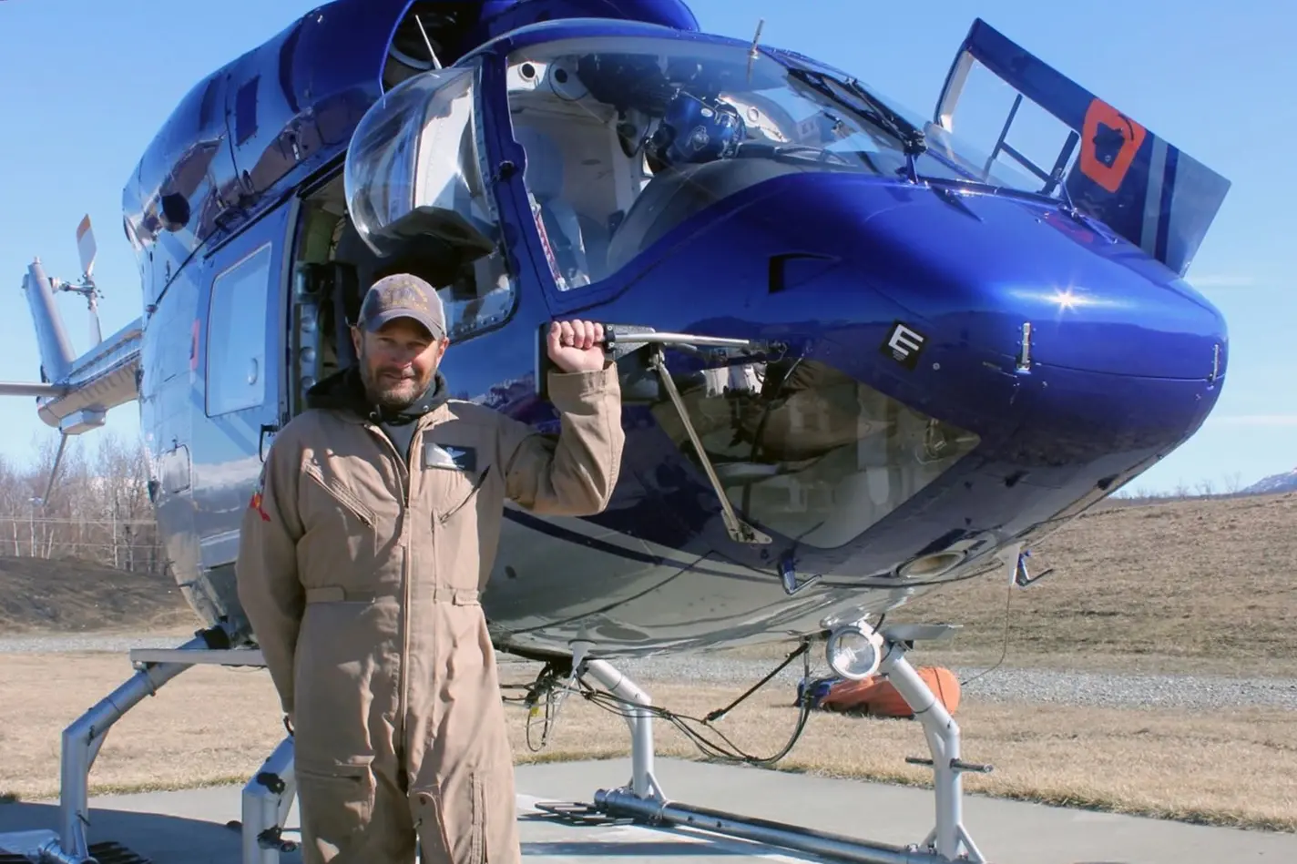 Helicopter pilot Greg King, seen here in 2019, was killed in a crash while fighting a wildfire in California\\'s Yosemite National Park on Sunday. Photo: Facebook
