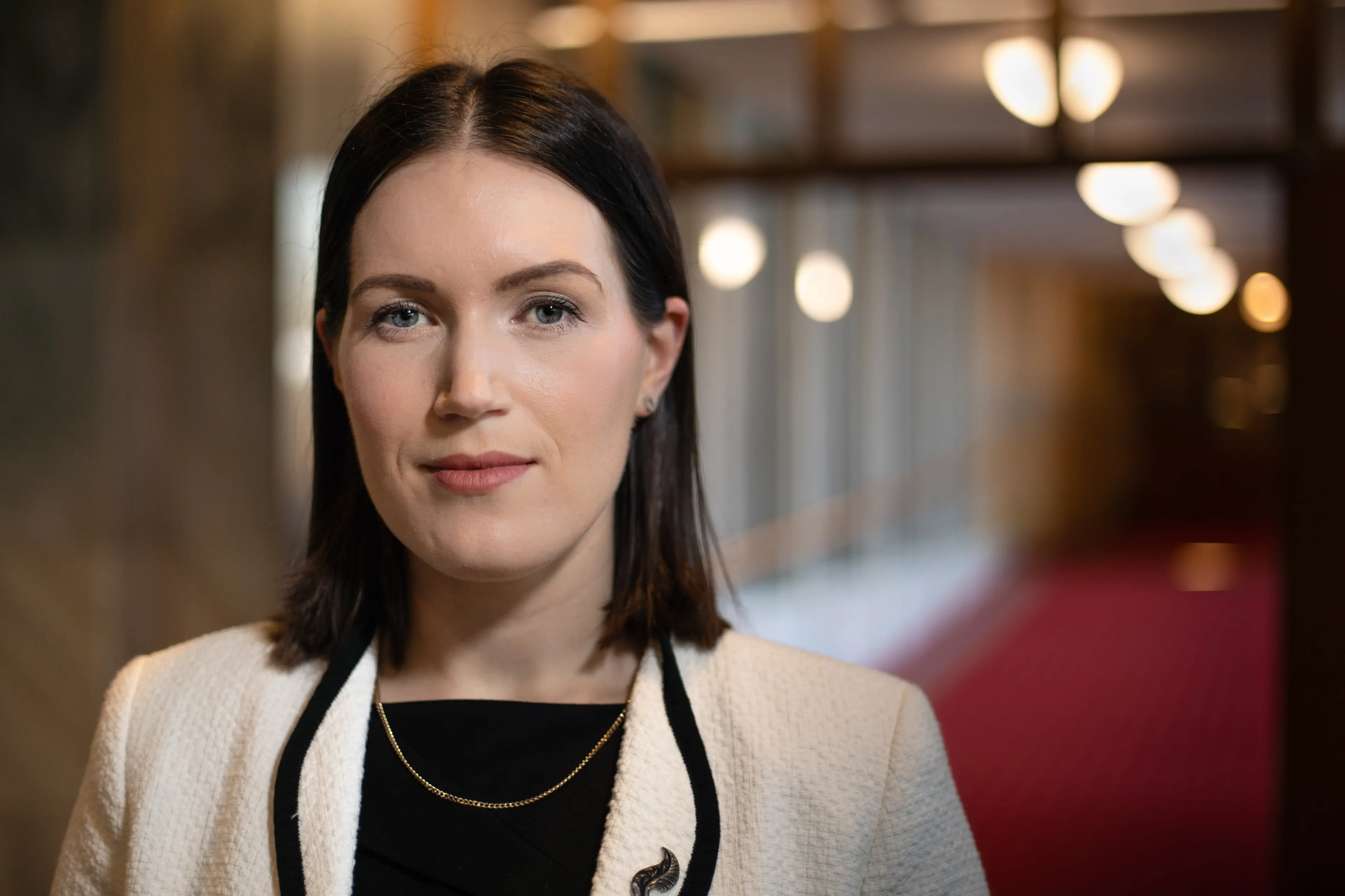 Brooke van Velden is due to have her first baby in early November, but has said that is not the reason for her departure. Photo: RNZ
