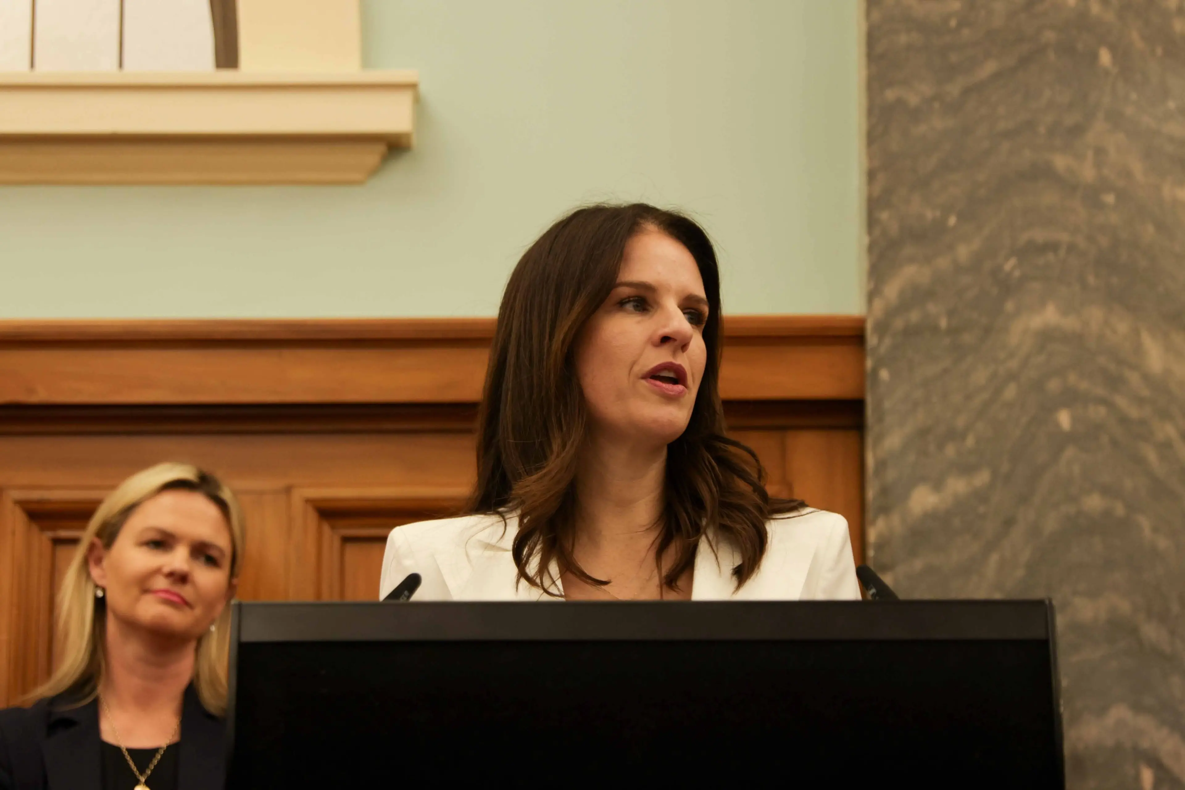 <p>Education Minister Erica Stanford. Photo: RNZ</p>\\n