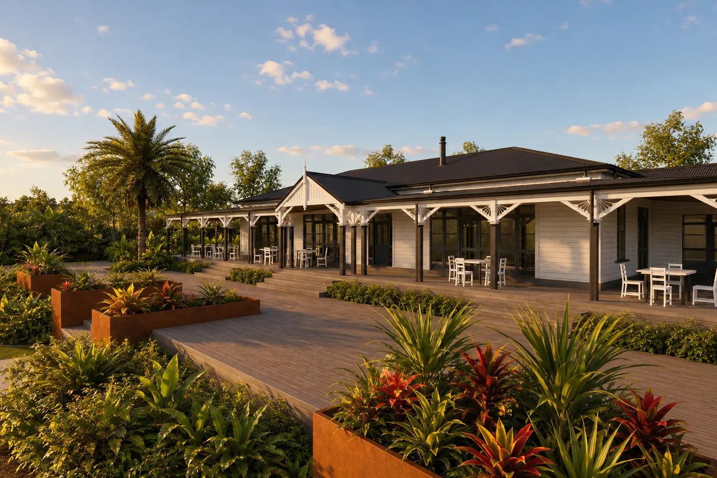 After months of work, Marlborough Sounds\\' historic Furneaux Lodge is almost ready to open. Photo: Supplied.