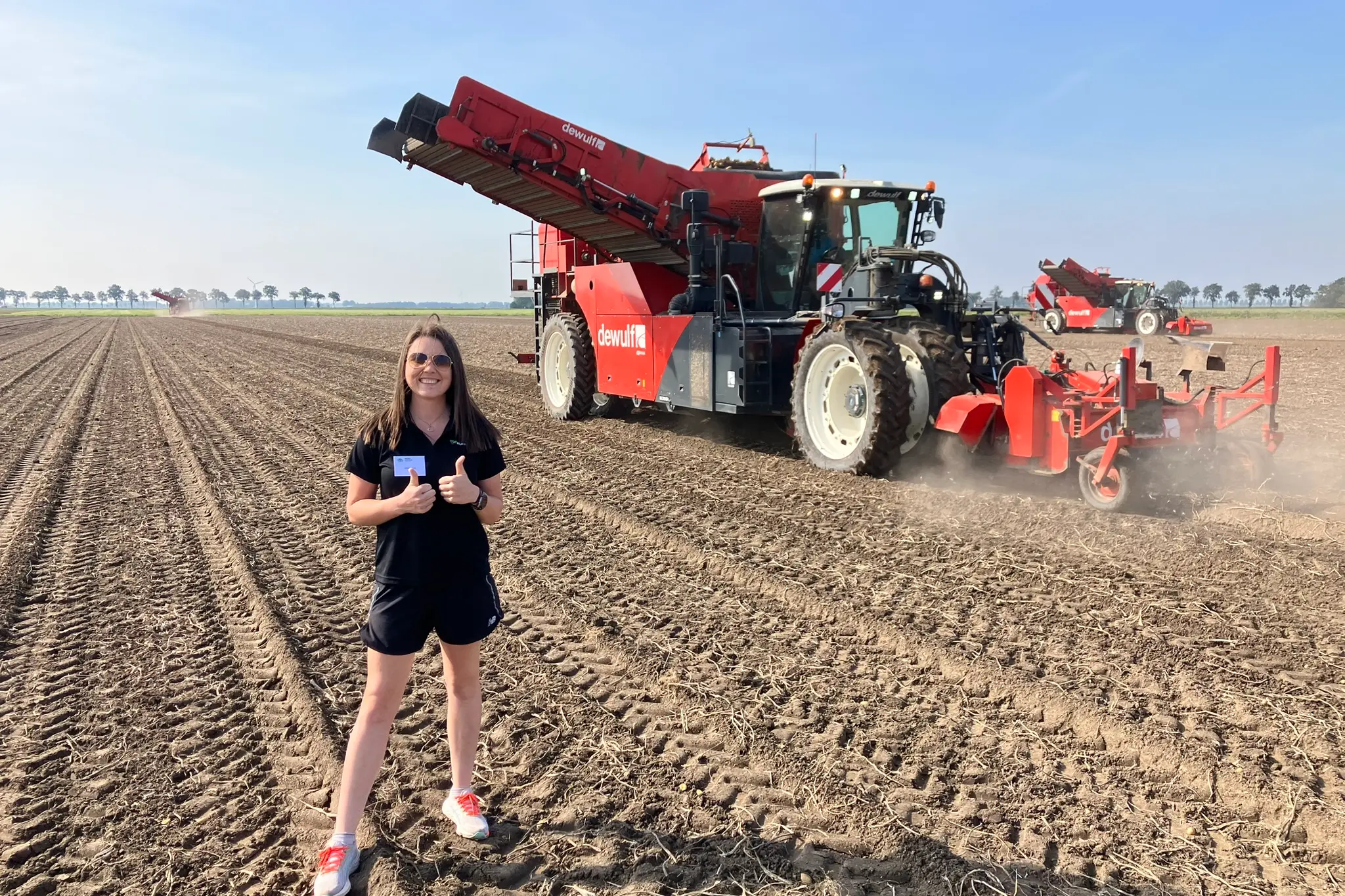 Amber Davy is a quality and field manager for Eurogrow Potatoes, based at an Ashburton office. Photo: Supplied
