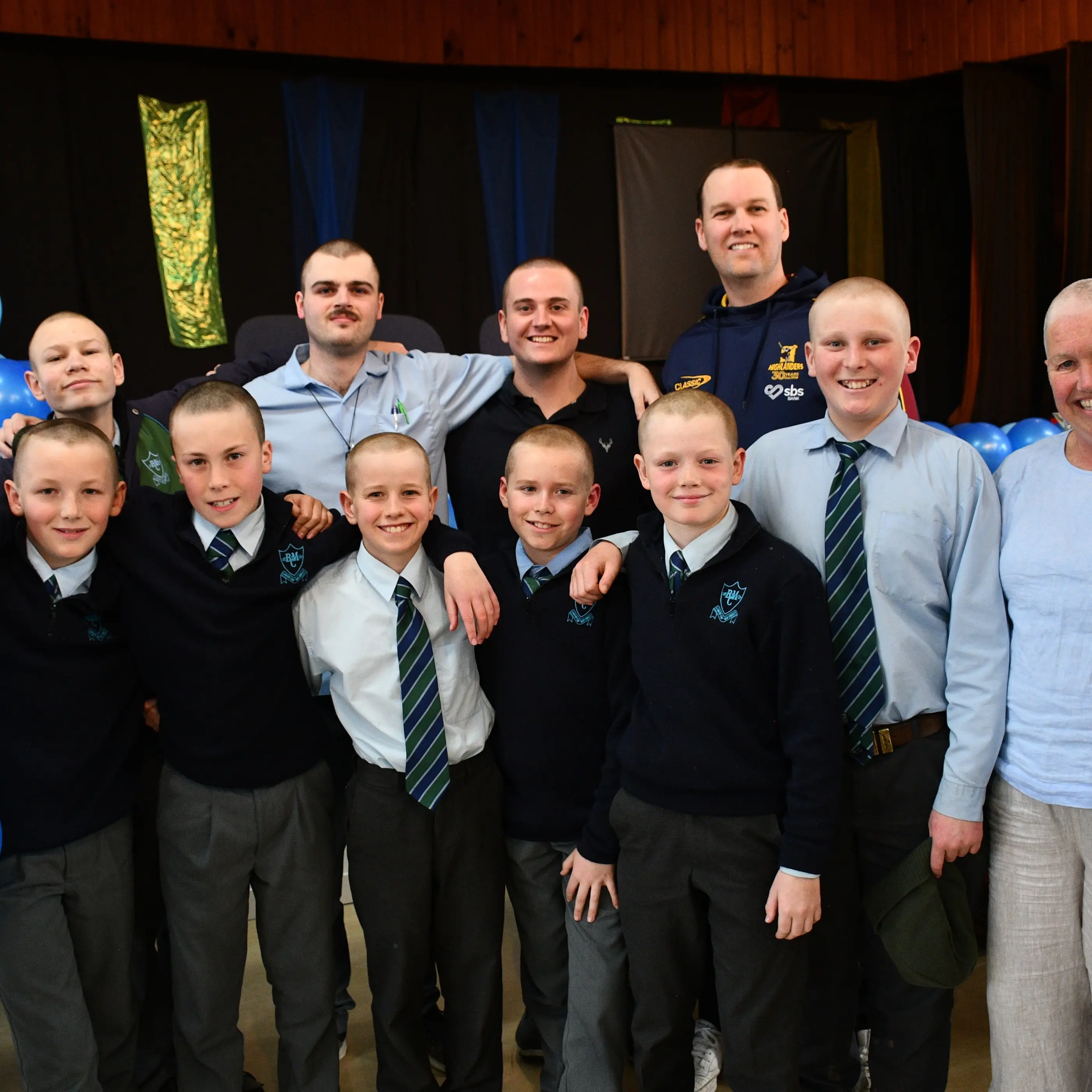 Shaving heads to keep former student’s ‘memory alive’