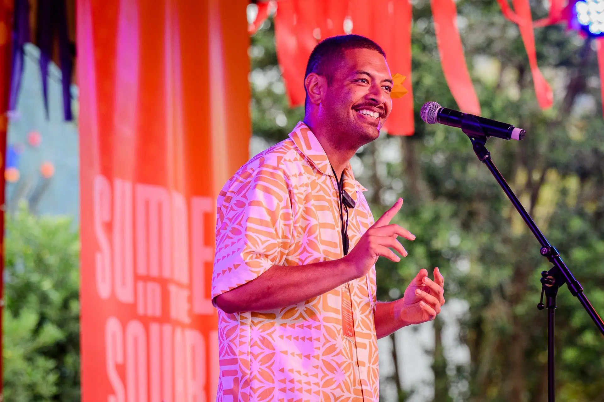 Auckland performance poet Eric Soakai is coming to Dunedin for the New Zealand Young Writers Festival. Photo: Supplied