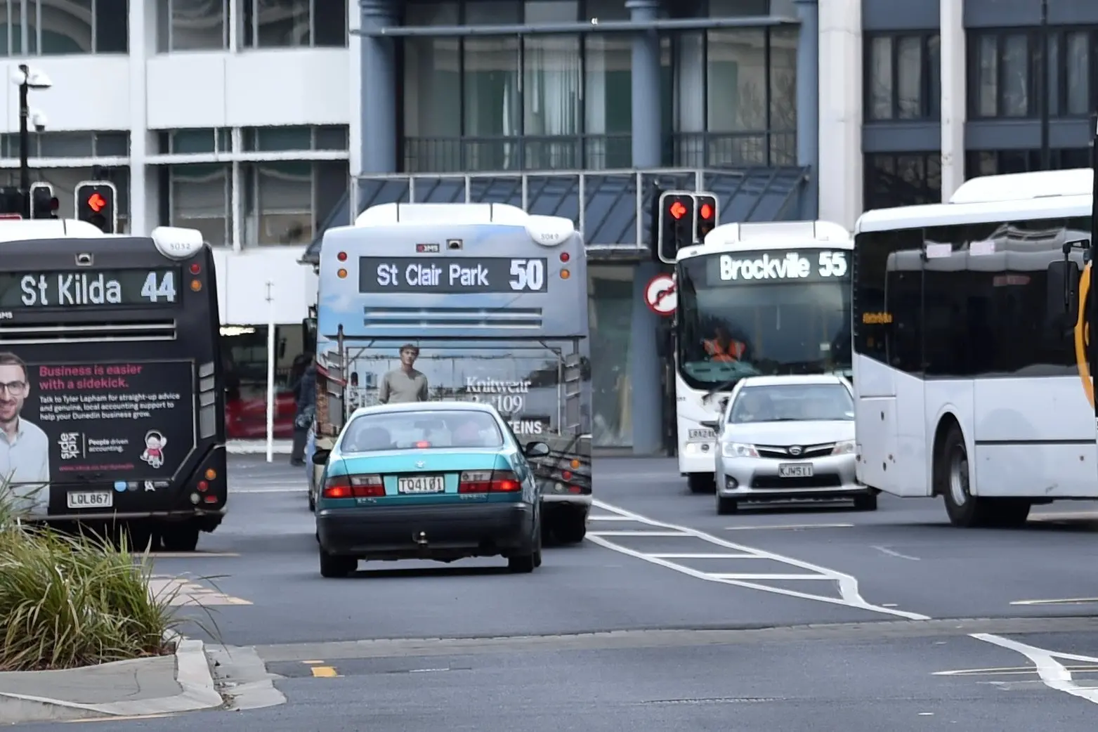 The Dunedin Bus Hub. PHOTO: PETER MCINTOSH