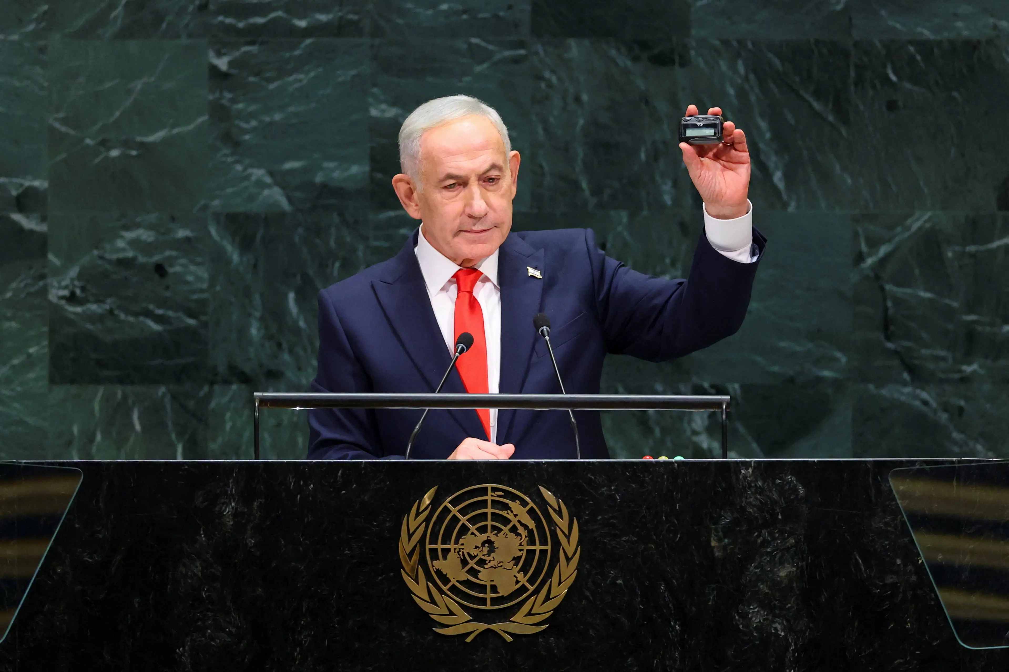 Dozens walk out as Netanyahu addresses UN