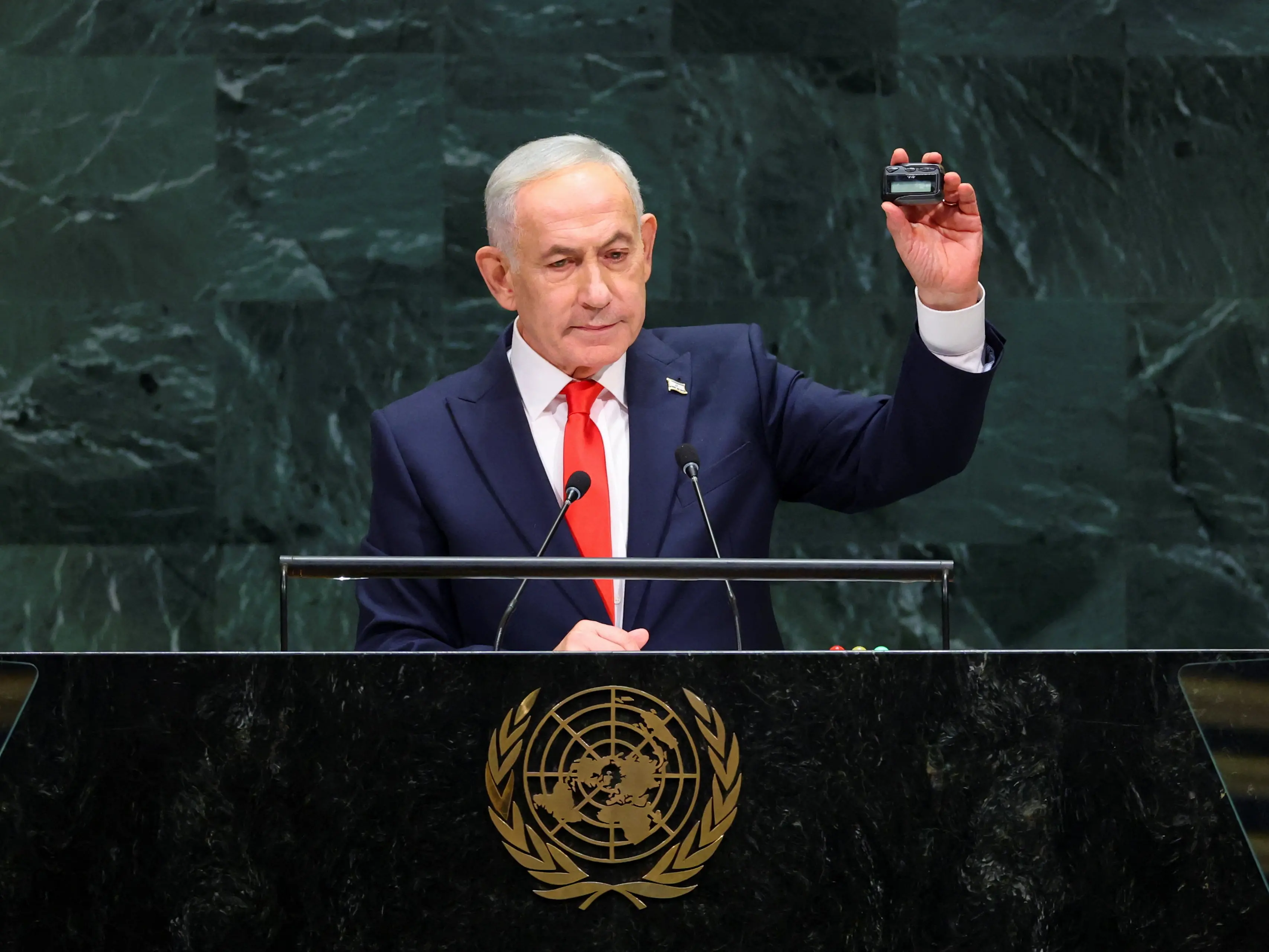 Dozens walk out as Netanyahu addresses UN