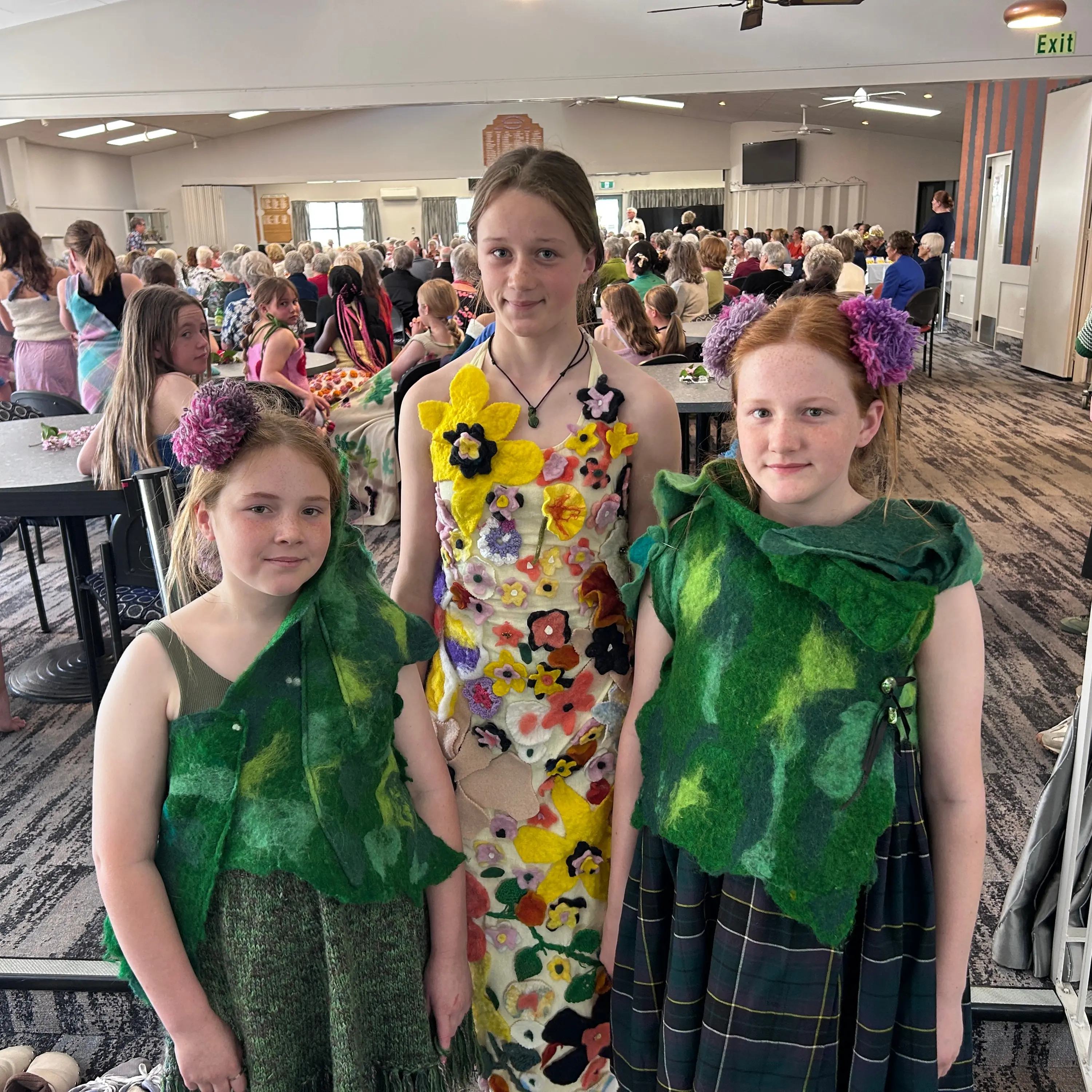 Students’ woolly work wows crowd