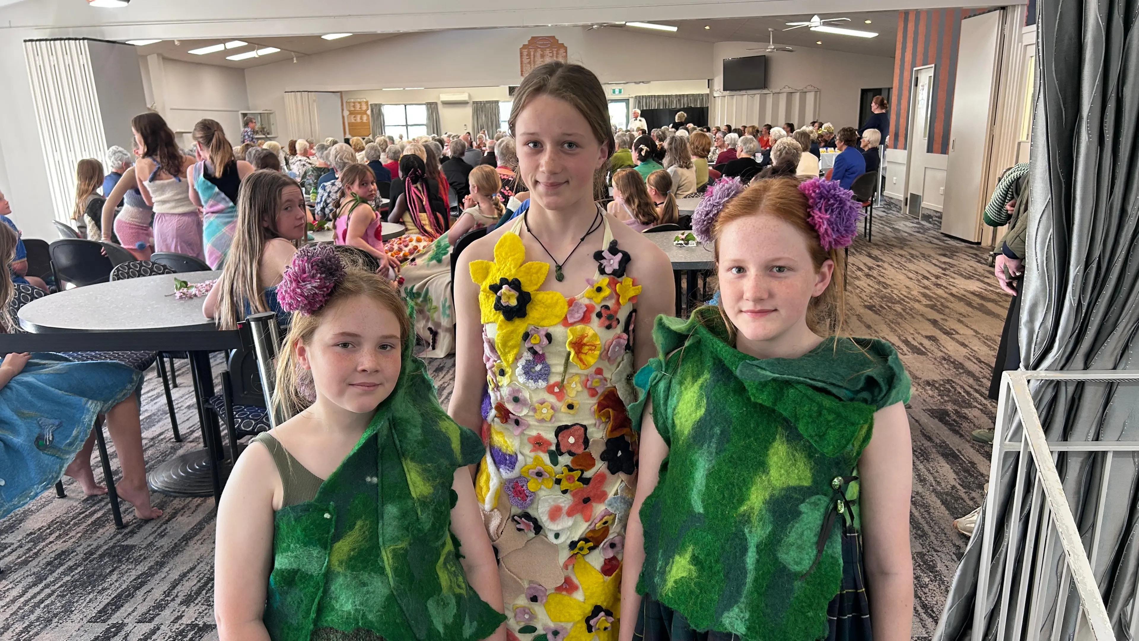 Students’ woolly work wows crowd