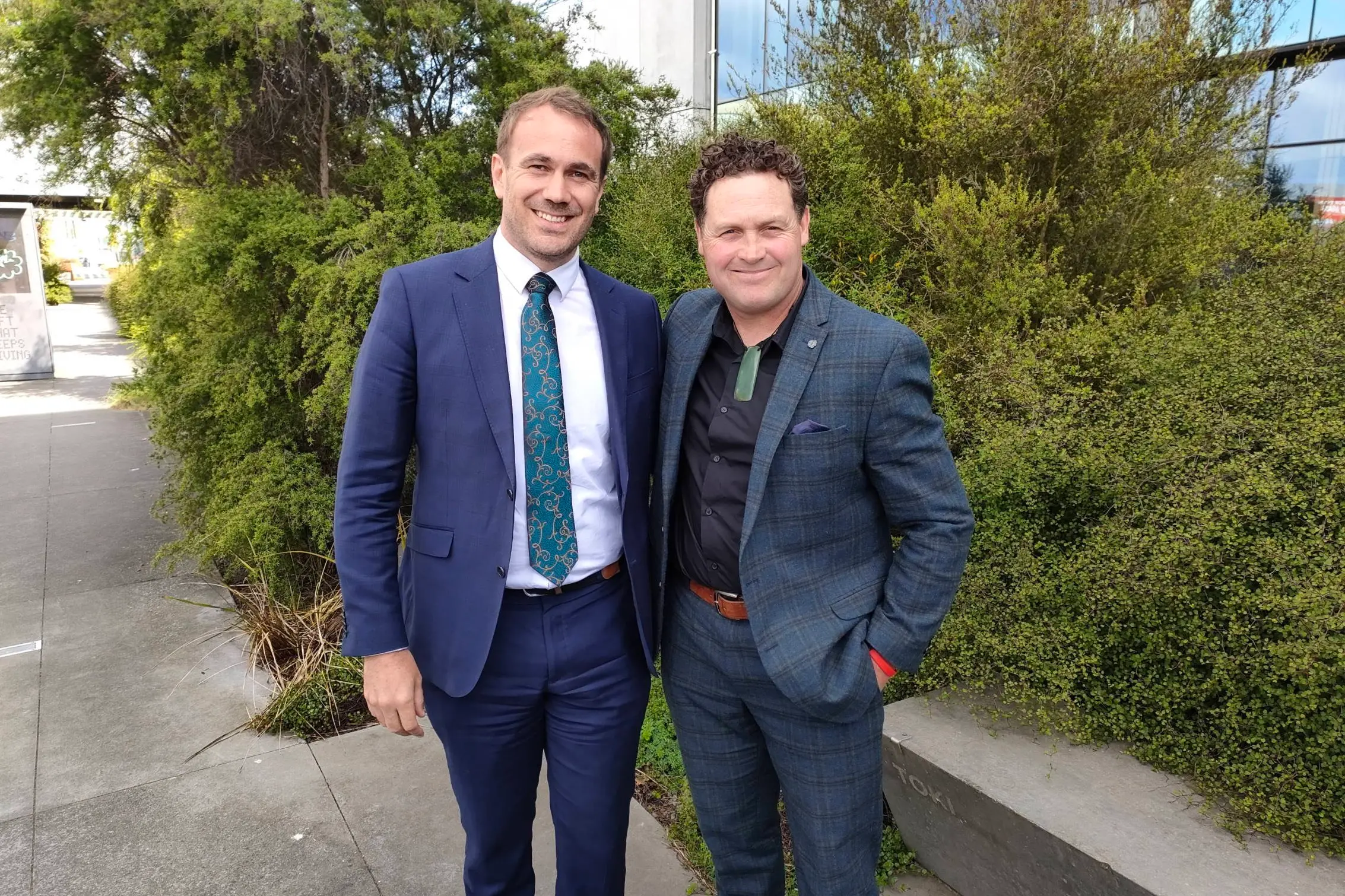 Deon Swiggs (left) and Craig Pauling. Photo: File