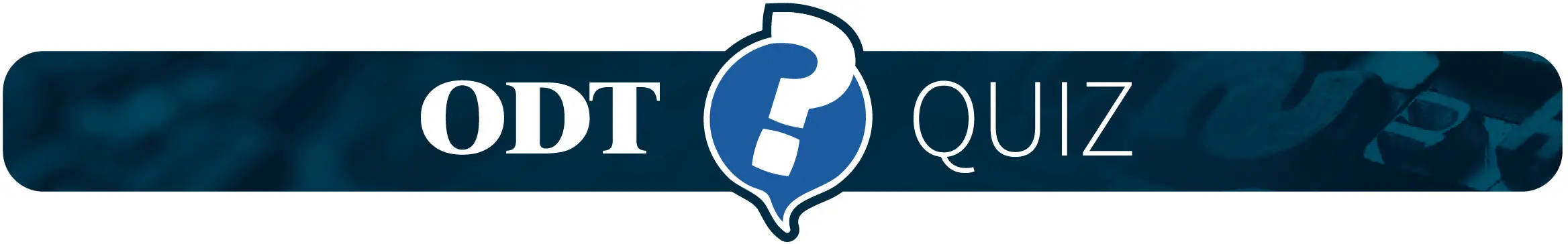 ODT quiz: October 2