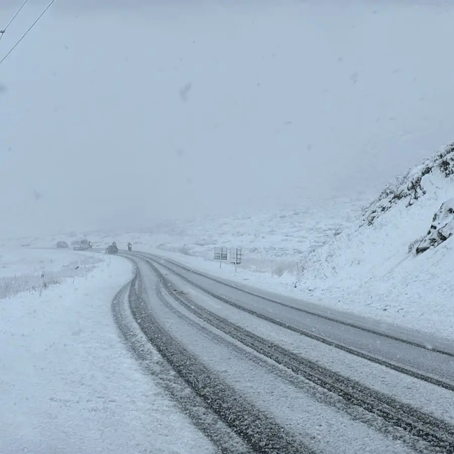 Spring snow causing problems on South Island roads