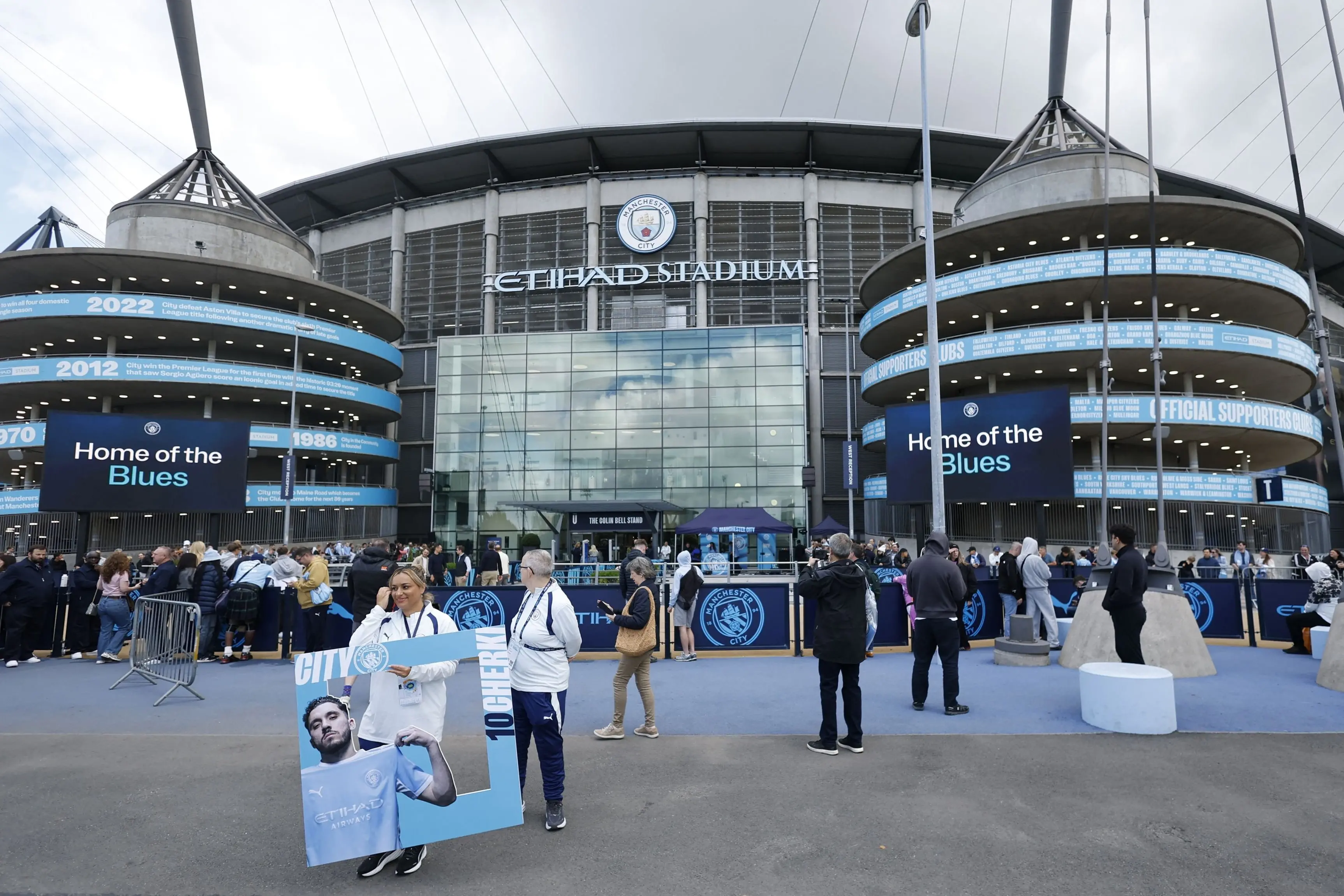 A club in turmoil: Manchester City. Photo: Reuters.