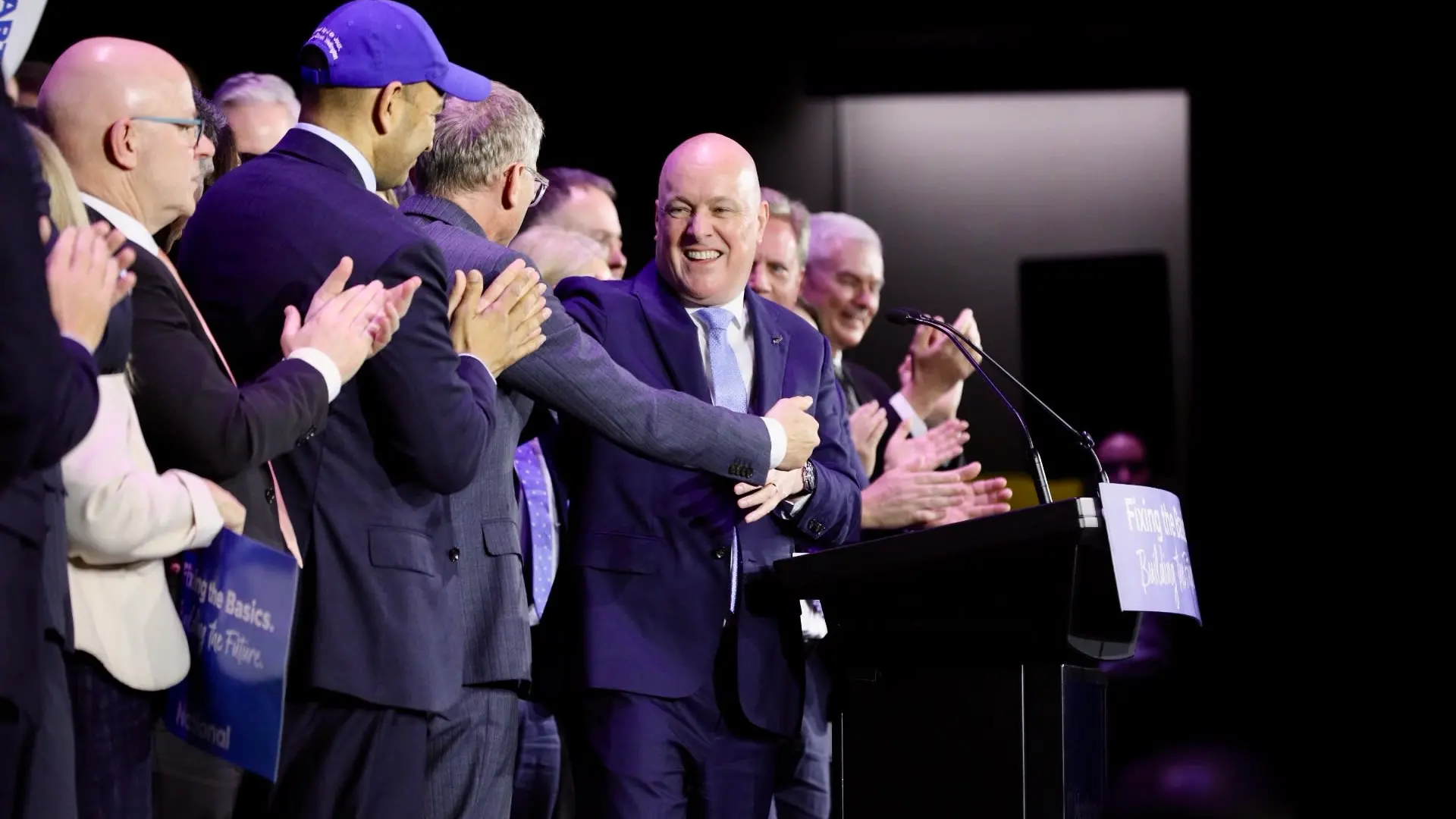 'Job isn't done': Luxon launches National's election campaign
