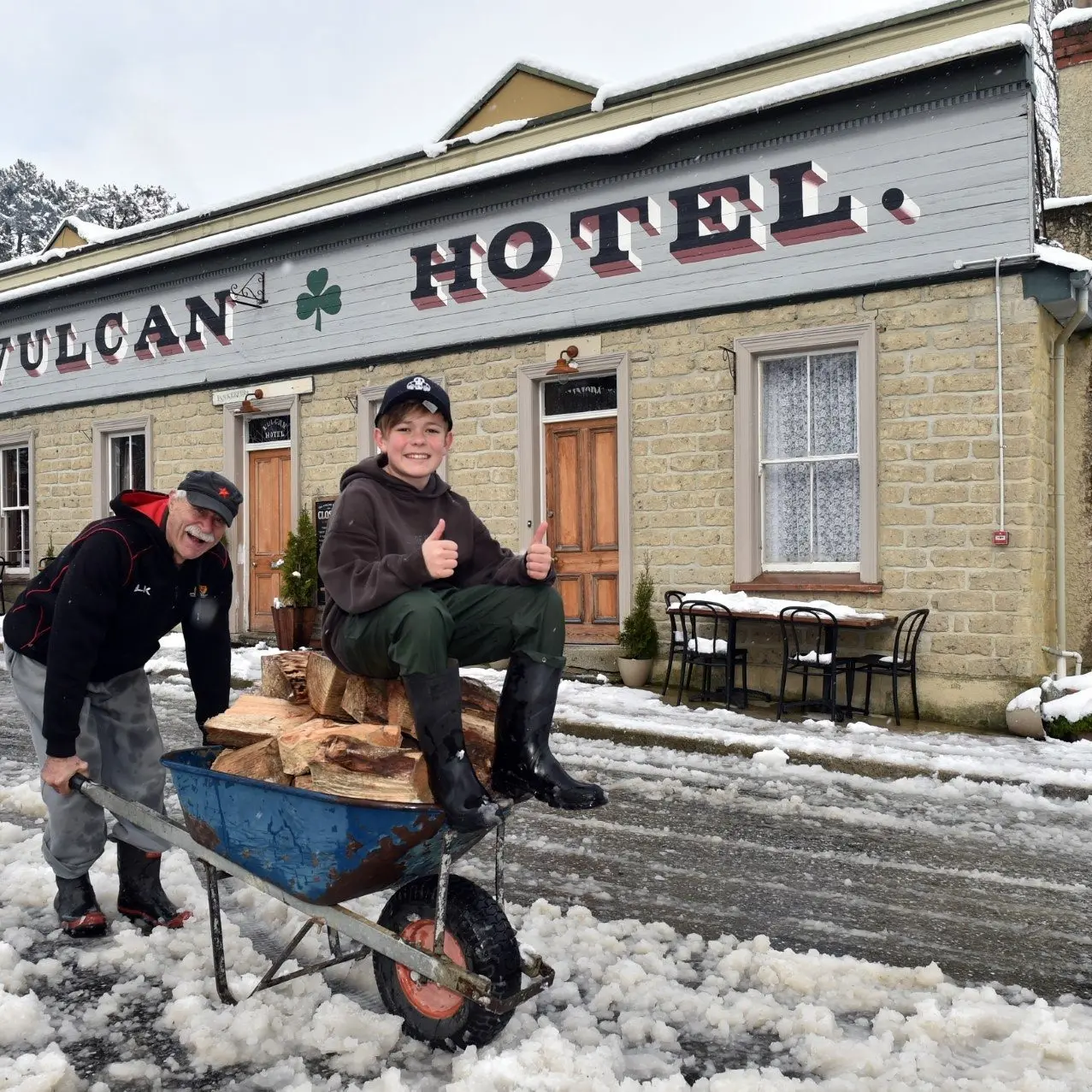 Snow exciting: wild weather welcome on surprise birthday trip