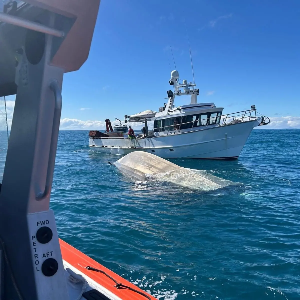 Four rescued after capsize north of Stewart Island