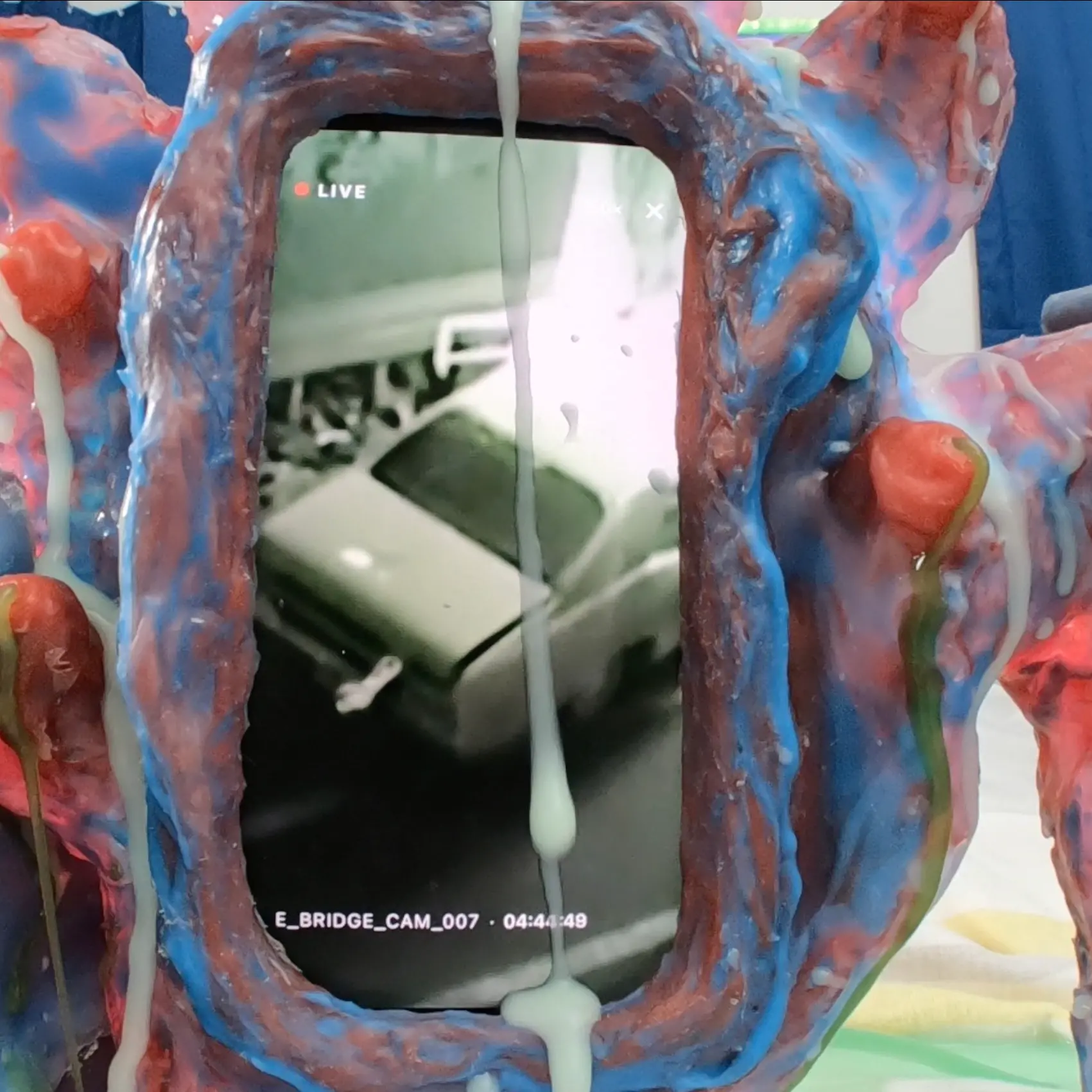 Residency gives artist chance to experiment with ‘goop’ and storytelling