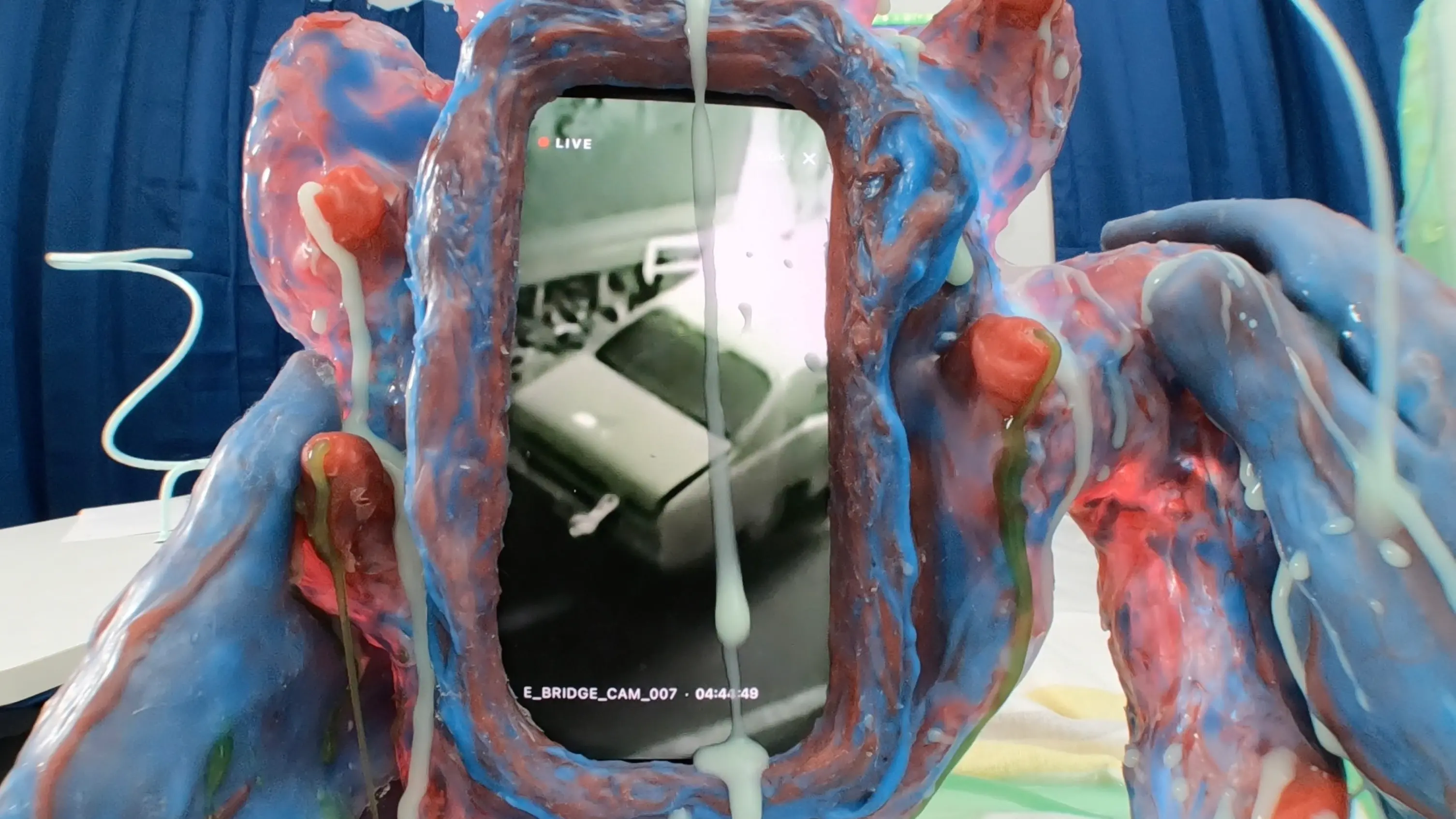 Residency gives artist chance to experiment with ‘goop’ and storytelling
